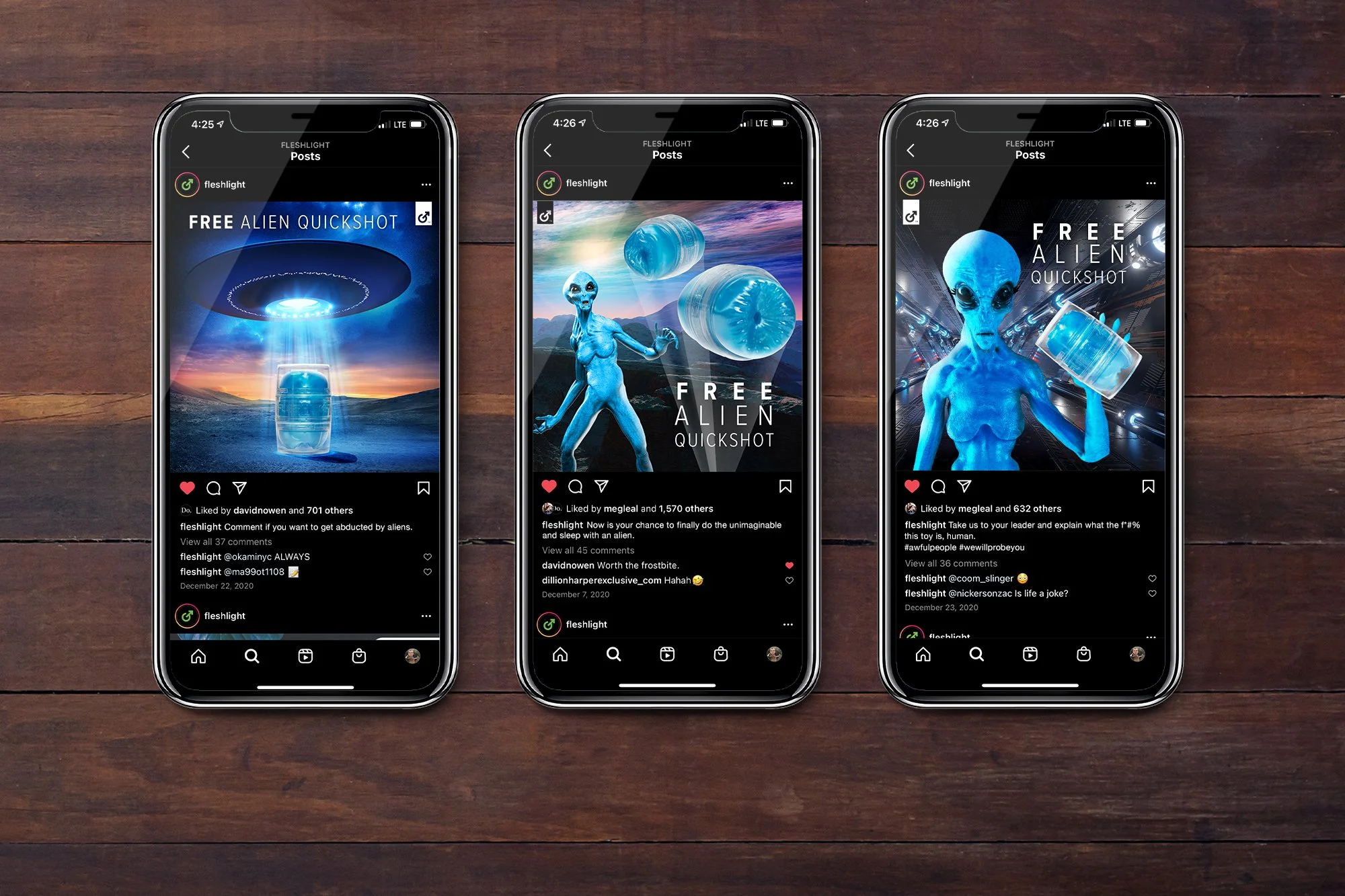Social Media: Fleshlight Alien Quickshot