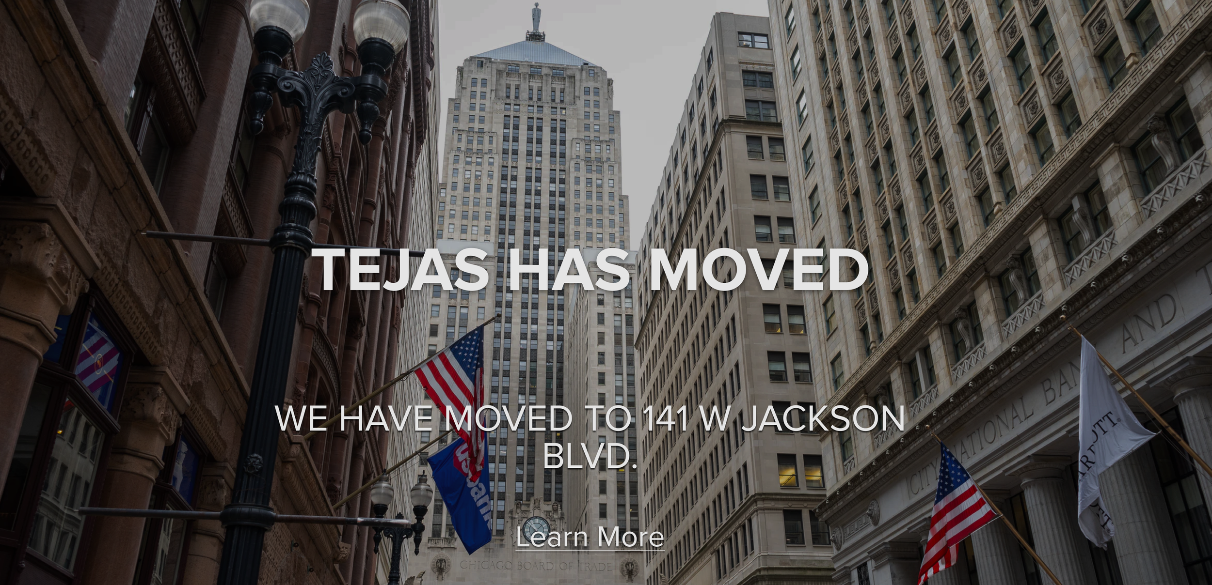 Tejas has moved notice