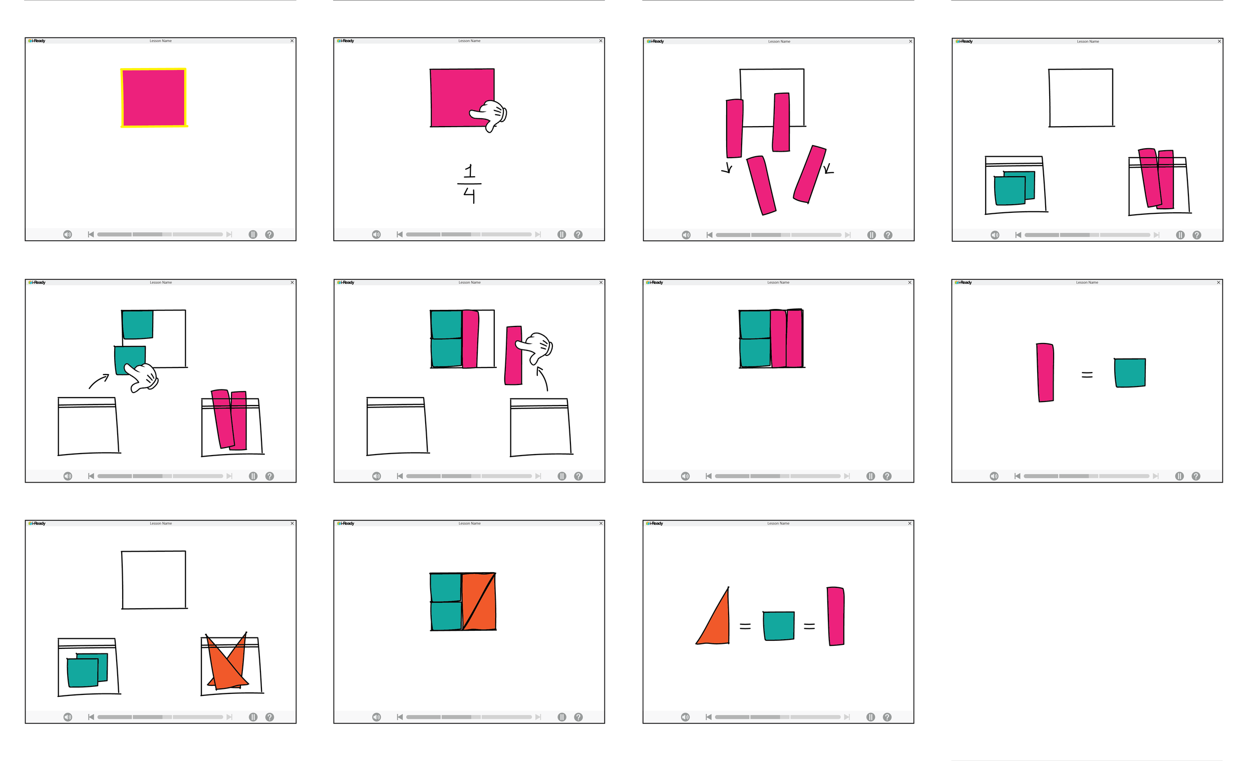 Storyboard for fourths