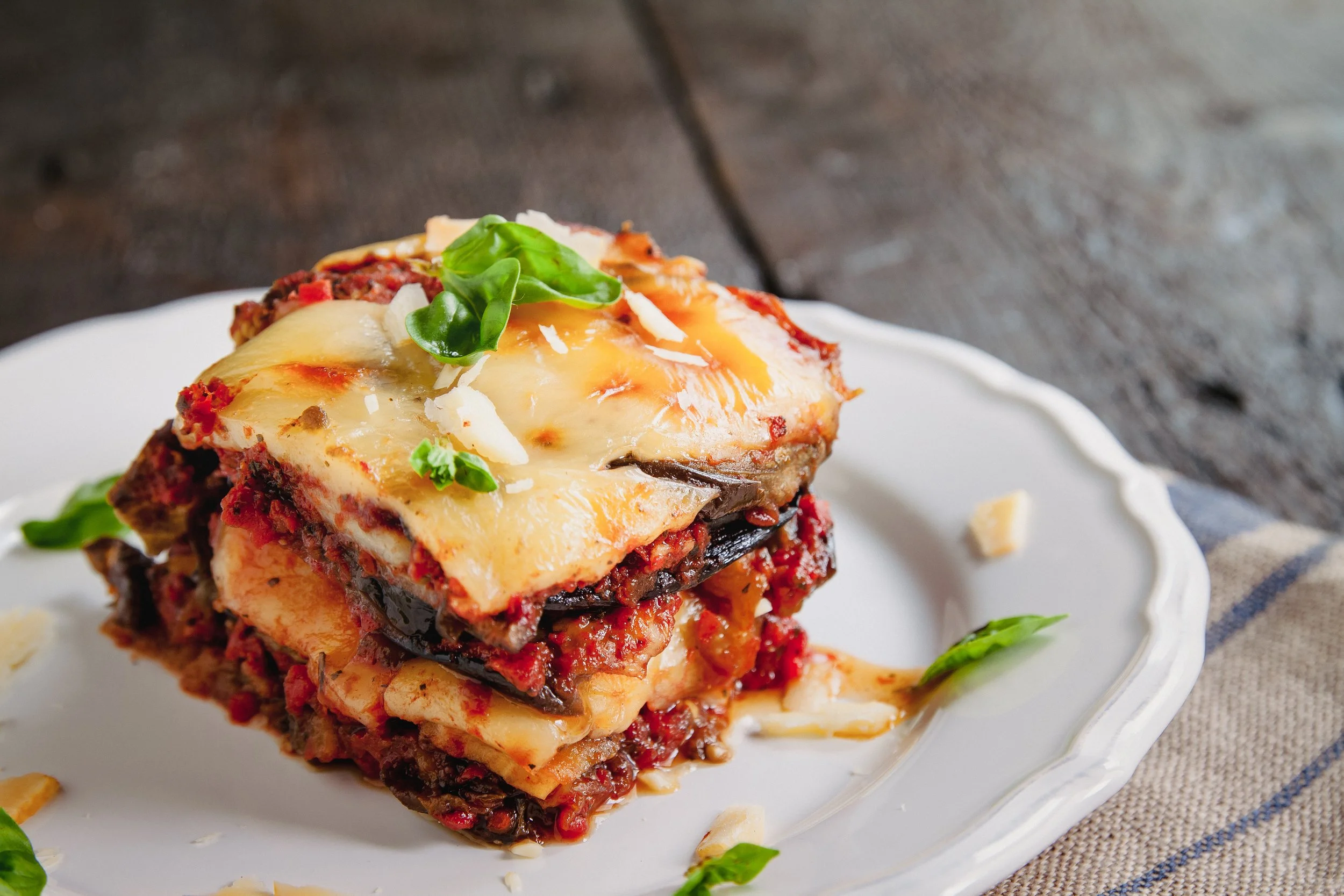 Fit Low Carb Veggie Lasagna Stack