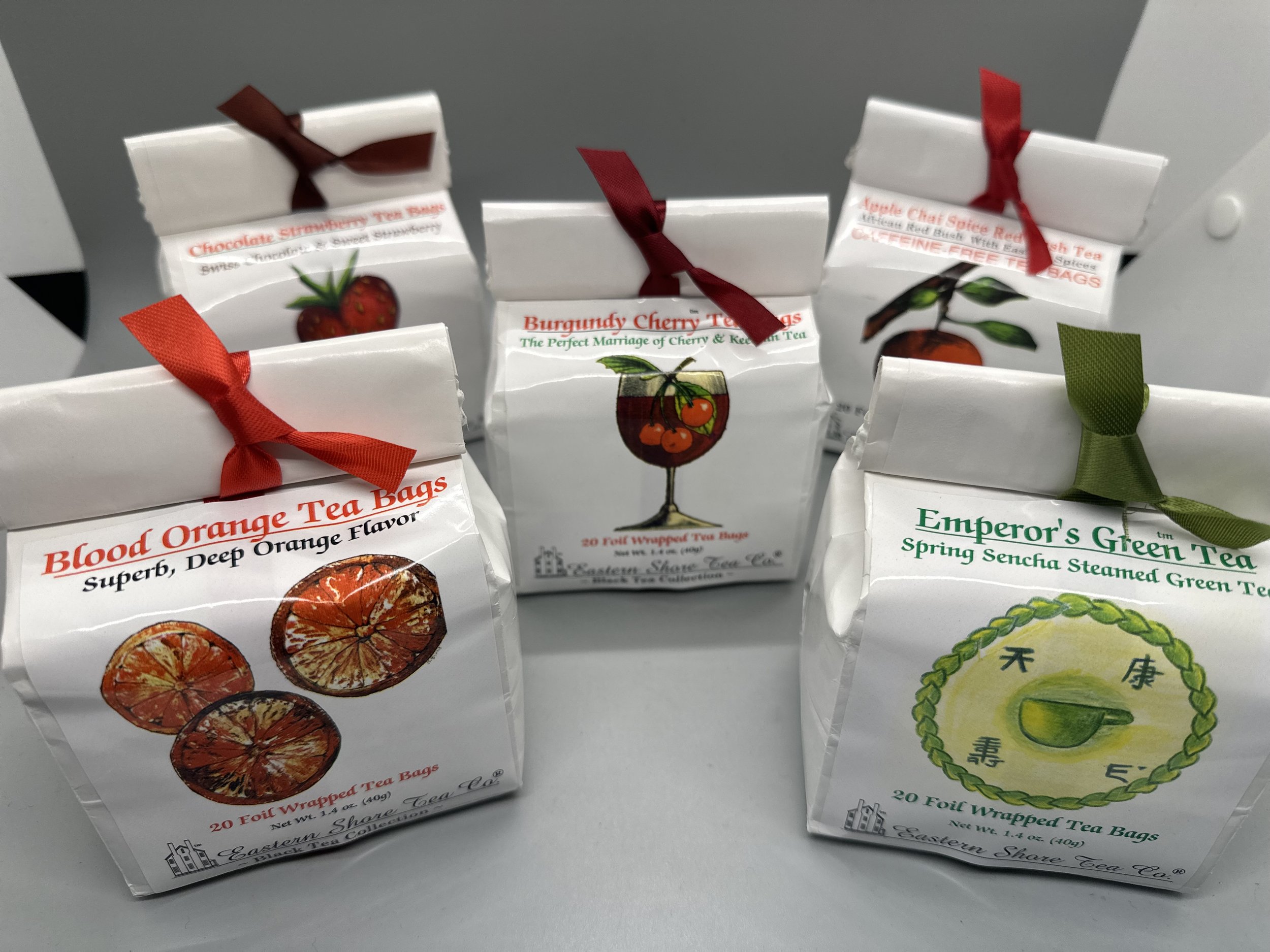 ADDED Flavors!! Baltimore Coffee and Tea - Ribbon Tea Bags