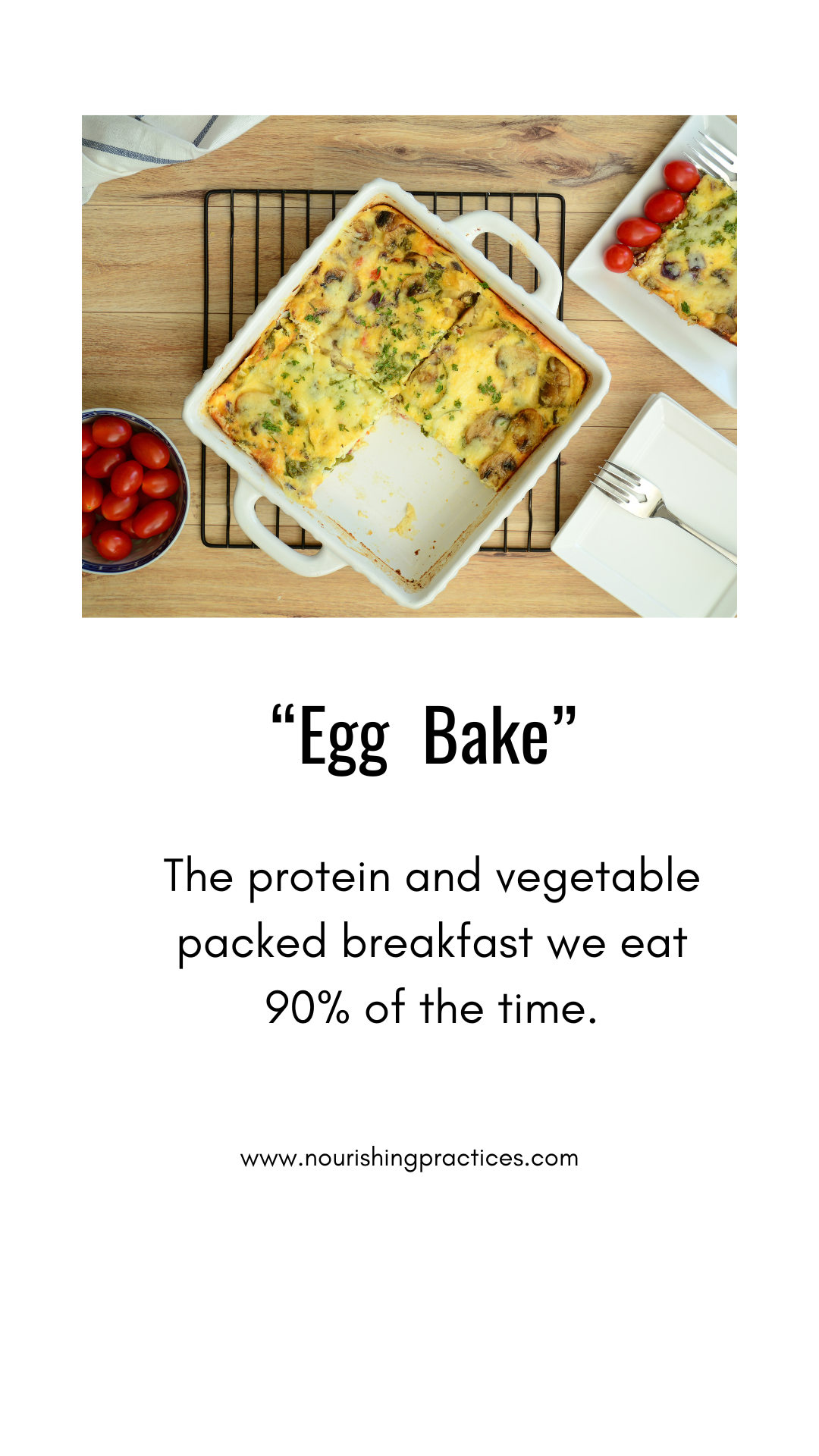 Low Carbohydrate Breakfast Bake