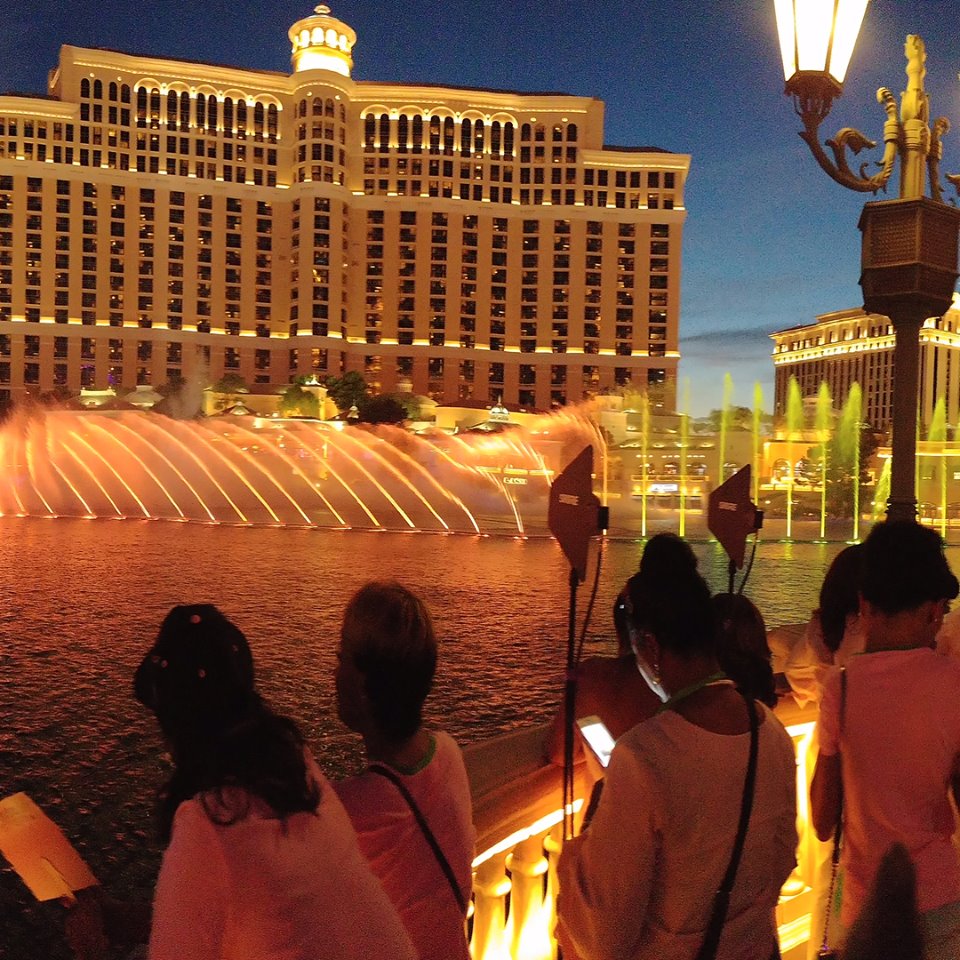 Changing the colors of the Bellagio Fountains