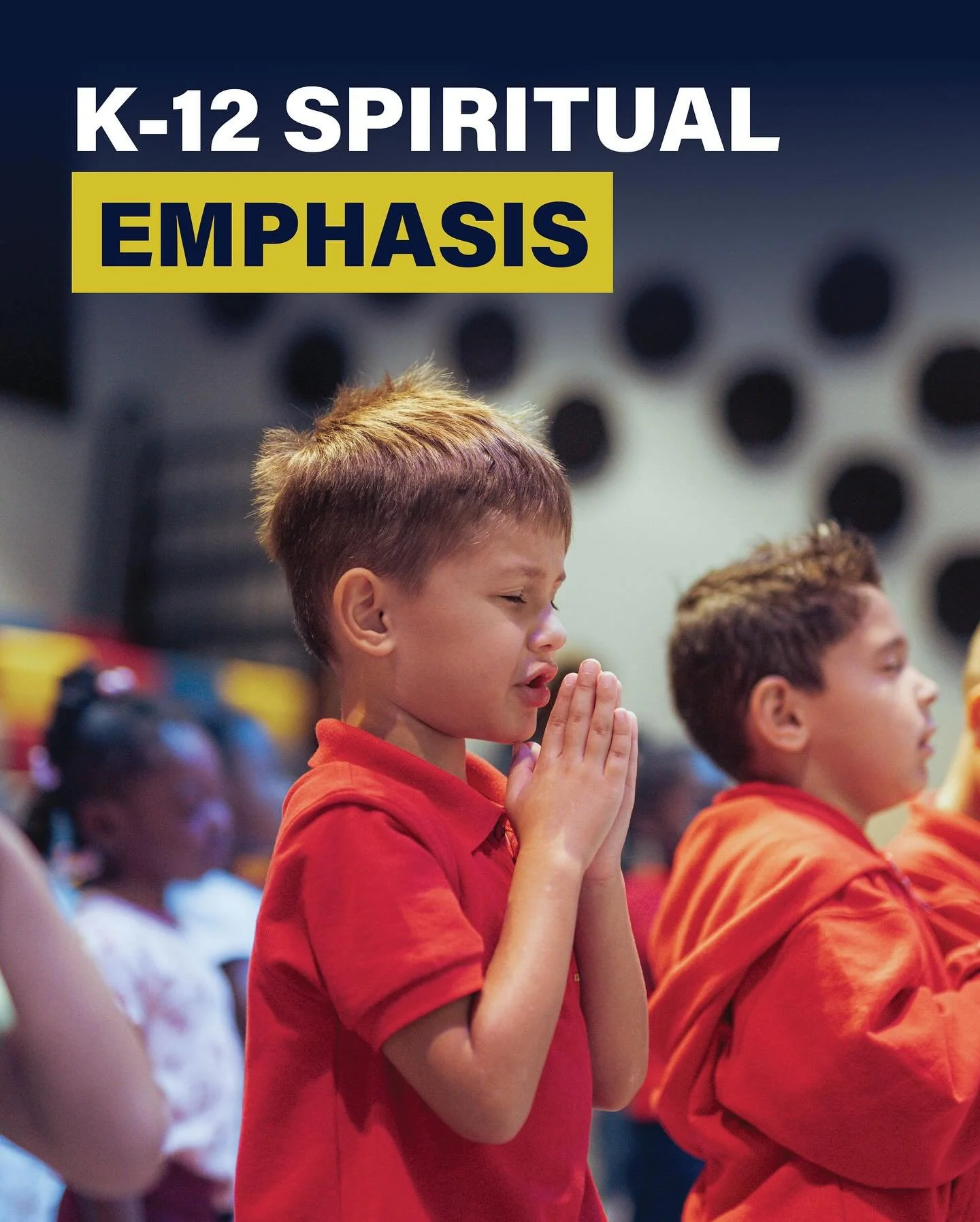 🙌 Spiritual Emphasis Days &ndash; Sept. 25&ndash;26

All K&ndash;12 students will gather in the afternoons for worship, teaching, and time in God&rsquo;s Word.

📍 See You at the Pole
📅 Thursday, Sept. 25 at 7:30 AM

Start the day in prayer as we g