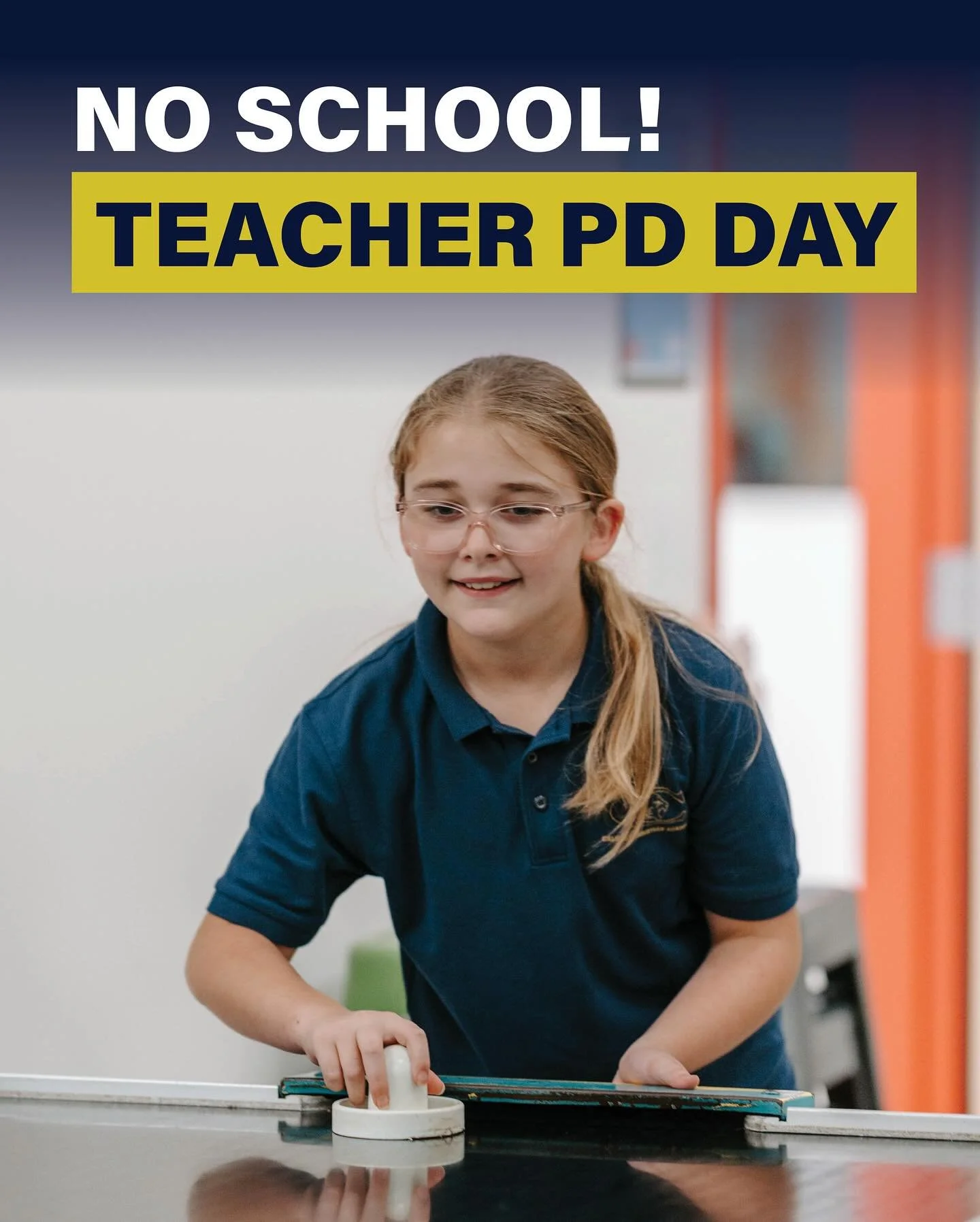 📅 No School &ndash; Monday, Oct. 13

There will be no school for students due to Teacher Professional Development Day.

Enjoy your day off! 🎉 Classes resume Tuesday.