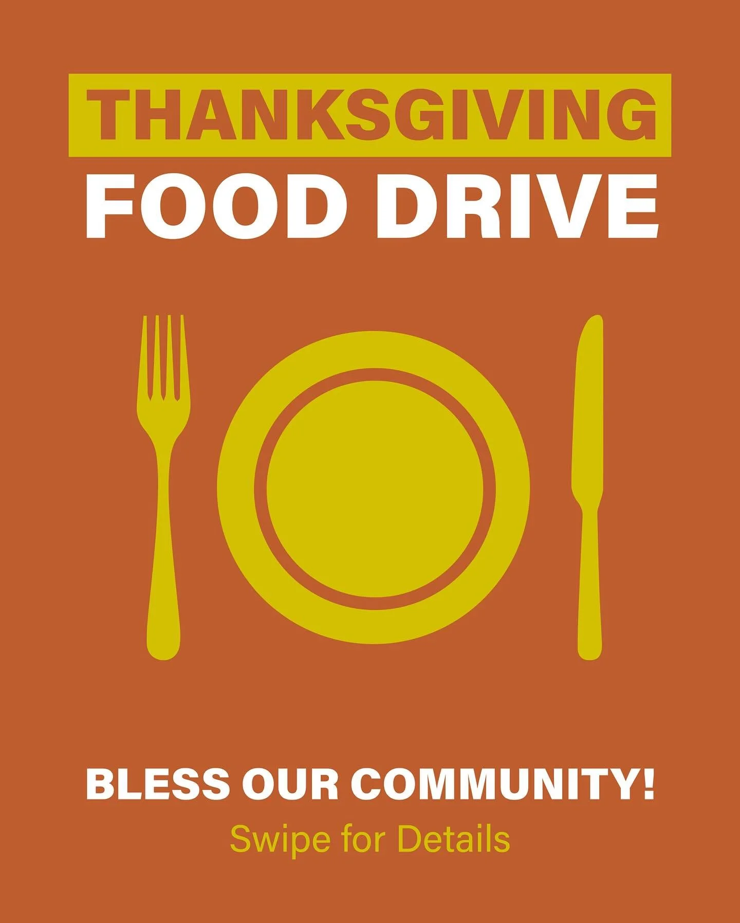 Our Annual CCA Thanksgiving Food Drive has begun 🦃🌟

We are partnering with the @daytonadreamcenter to bless families with a meal this Thanksgiving season 🍽️

Join us in blessing our community and seeing God do amazing things through our student b