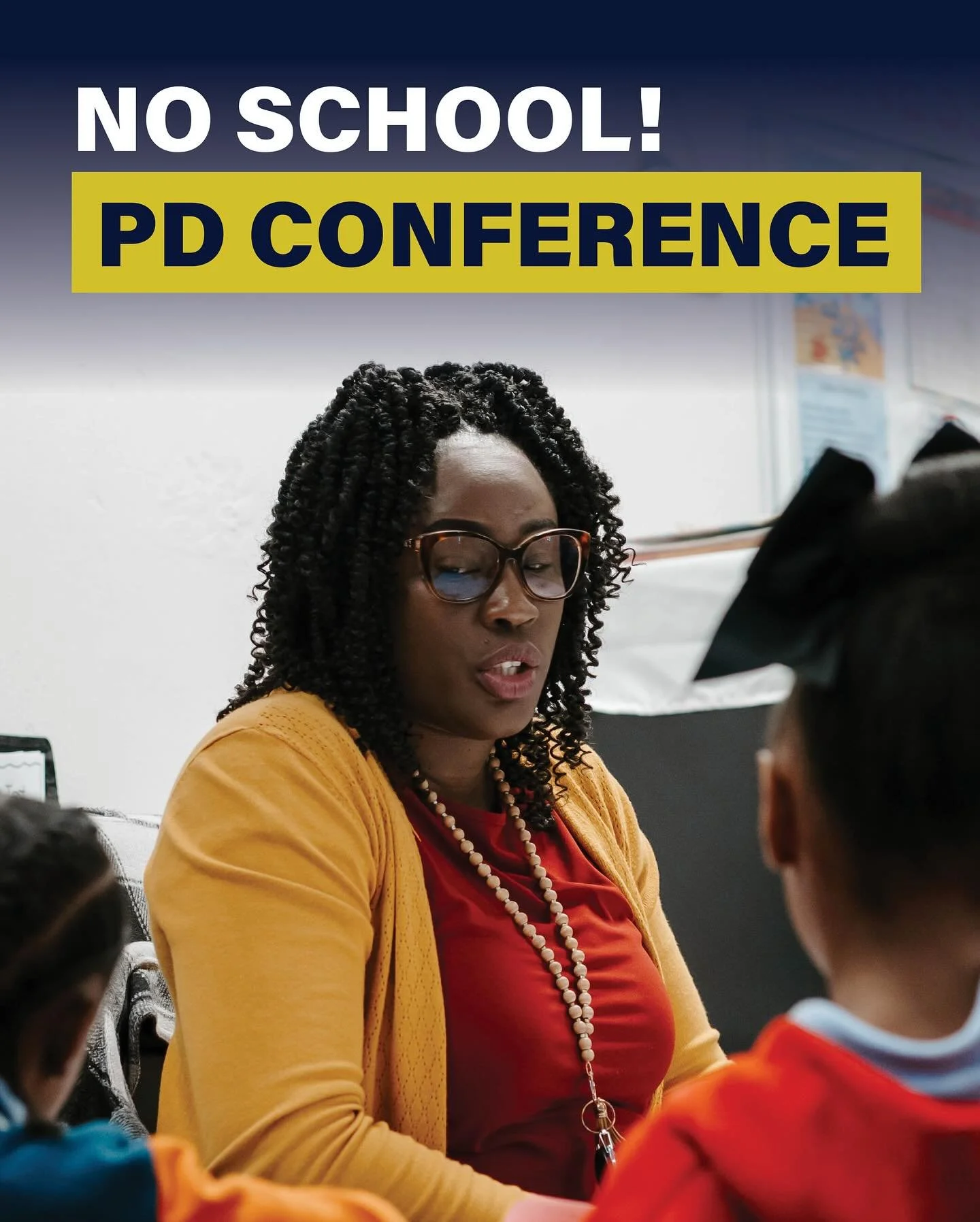 📅 No School &ndash; Thursday + Friday, Nov. 20-21

There will be no school for students due to Teacher Professional Development Conference.

Enjoy your days off! 🎉 We will see you after Thanksgiving Break on Monday, December 1st! 🦃