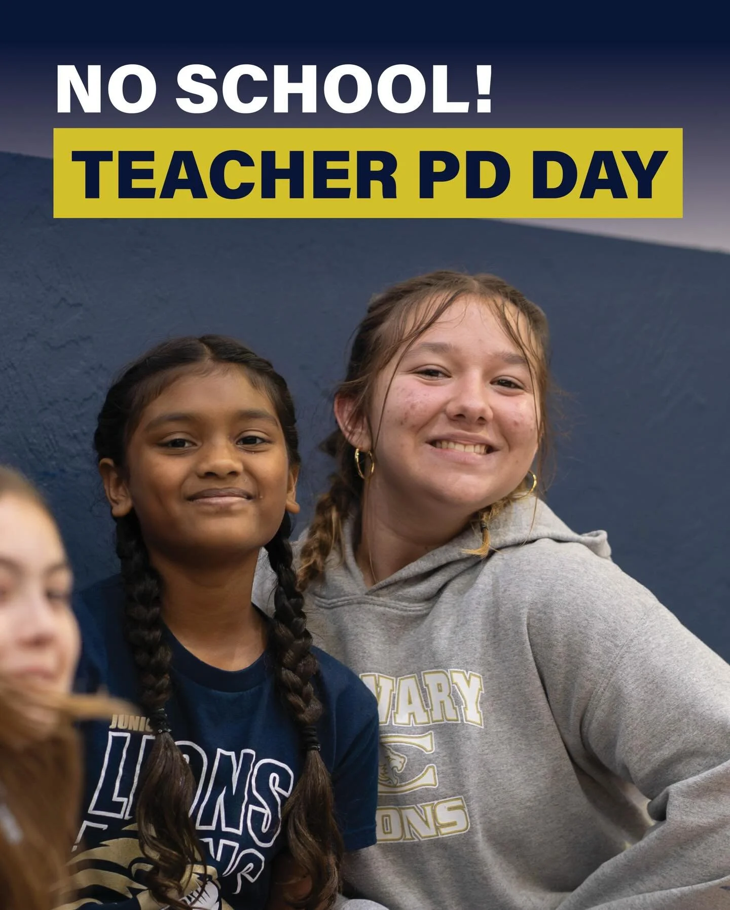 📅 No School &ndash; Friday, February 6th

There will be no school for students due to Teacher Professional Development Day.

Enjoy your day off! 🎉 Classes resume Monday.