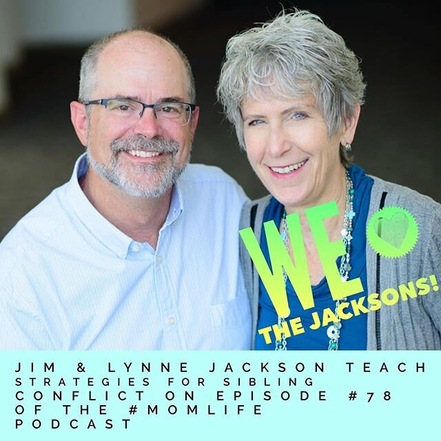 Hey Everyone! Welcome to Episode #78 of #Momlife podcast! I&rsquo;m thrilled to share my brand new conversation with the amazing Jim &amp; Lynne Jackson of @connectedfams about SIBLING CONFLICT! Ahhhh! Has sibling conflict gone up in your house durin