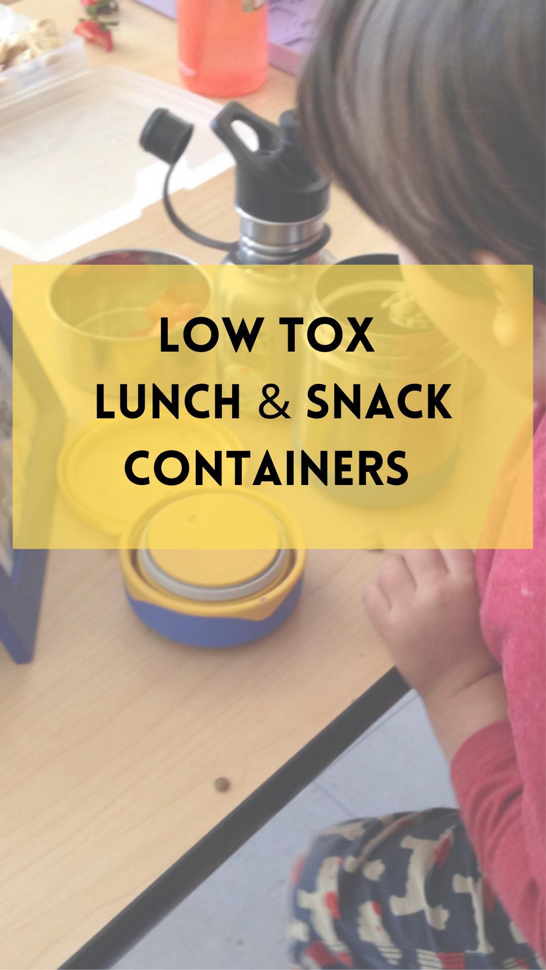Low Tox Food  and Snack Containers