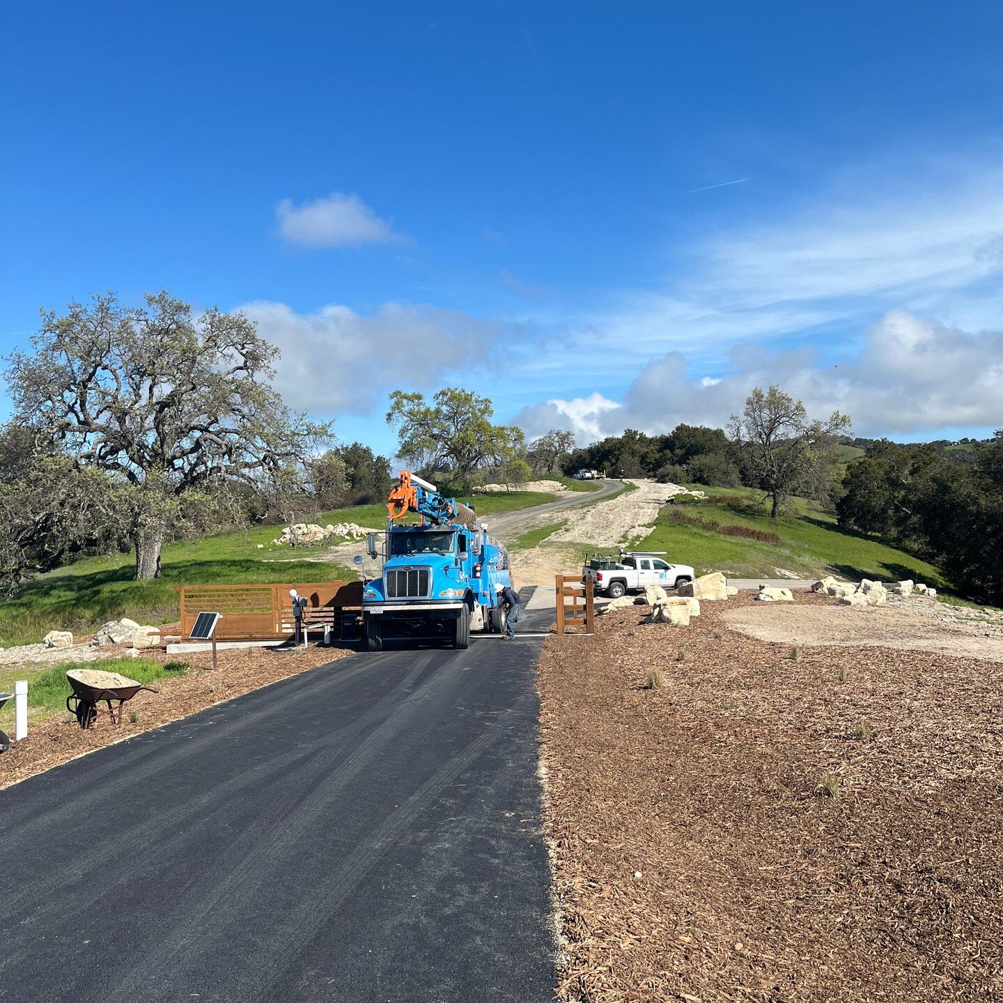 At long last our Peachy Canyon Residence project is getting power! We're very excited for our clients who have been waiting patiently for months for PG&amp;E to arrive. This means we can now schedule a date for our open house/tour of this amazing hom