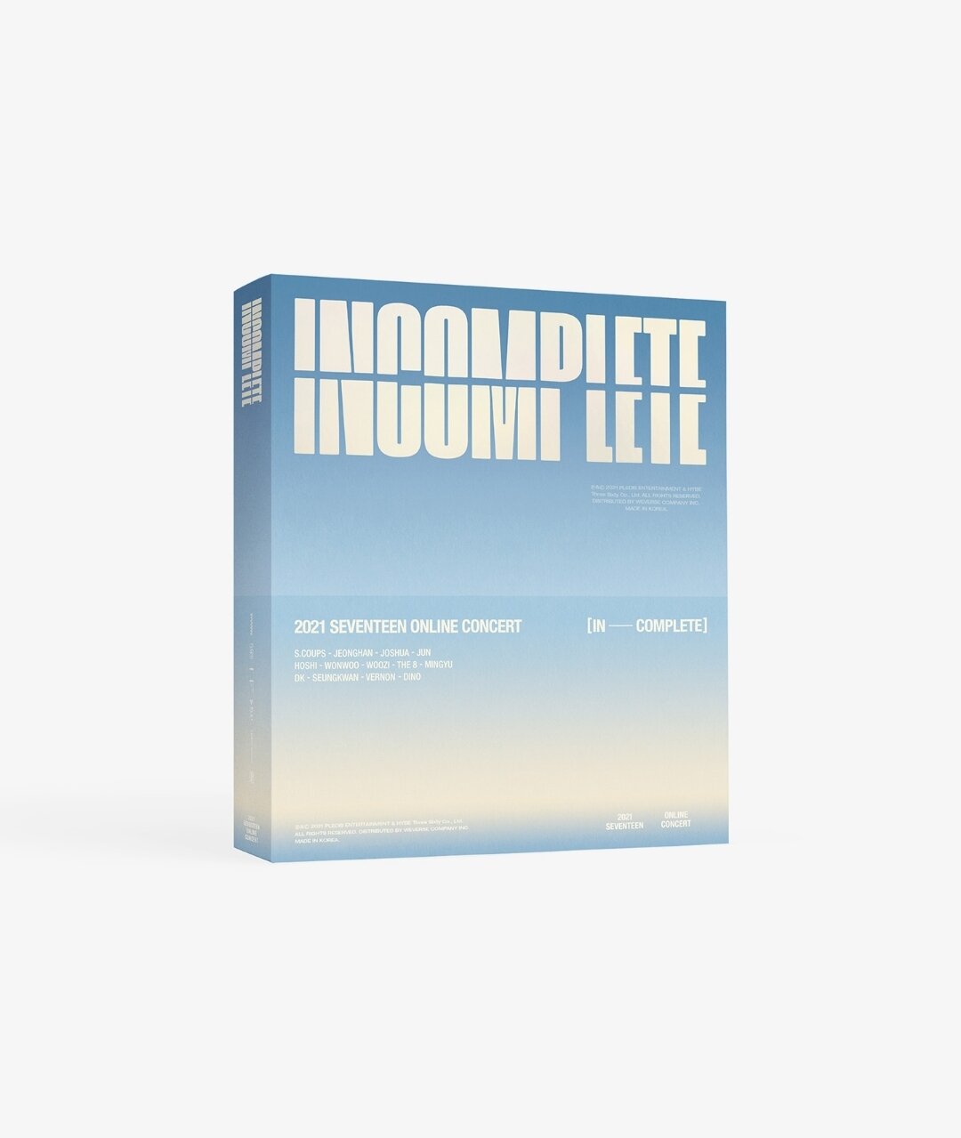 2021 SEVENTEEN ONLINE CONCERT [IN - COMPLETE] DVD (07/11/21)