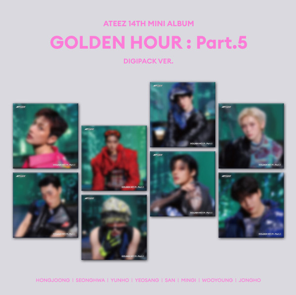[PRE-ORDER](APPLE POB) ATEEZ - GOLDEN HOUR : Part.5 (DIGIPACK ver./Random)(06/29/26)