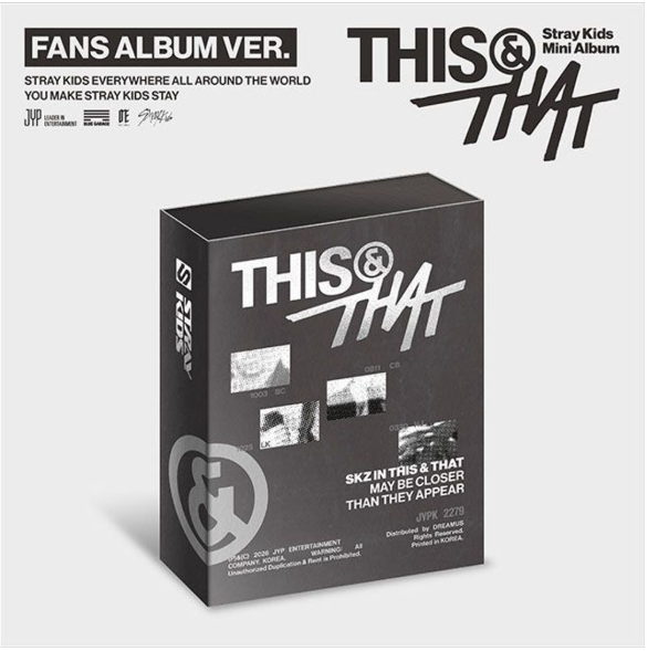 Stray Kids - THIS THAT (FANS ALBUM VER.)(08/10/26)