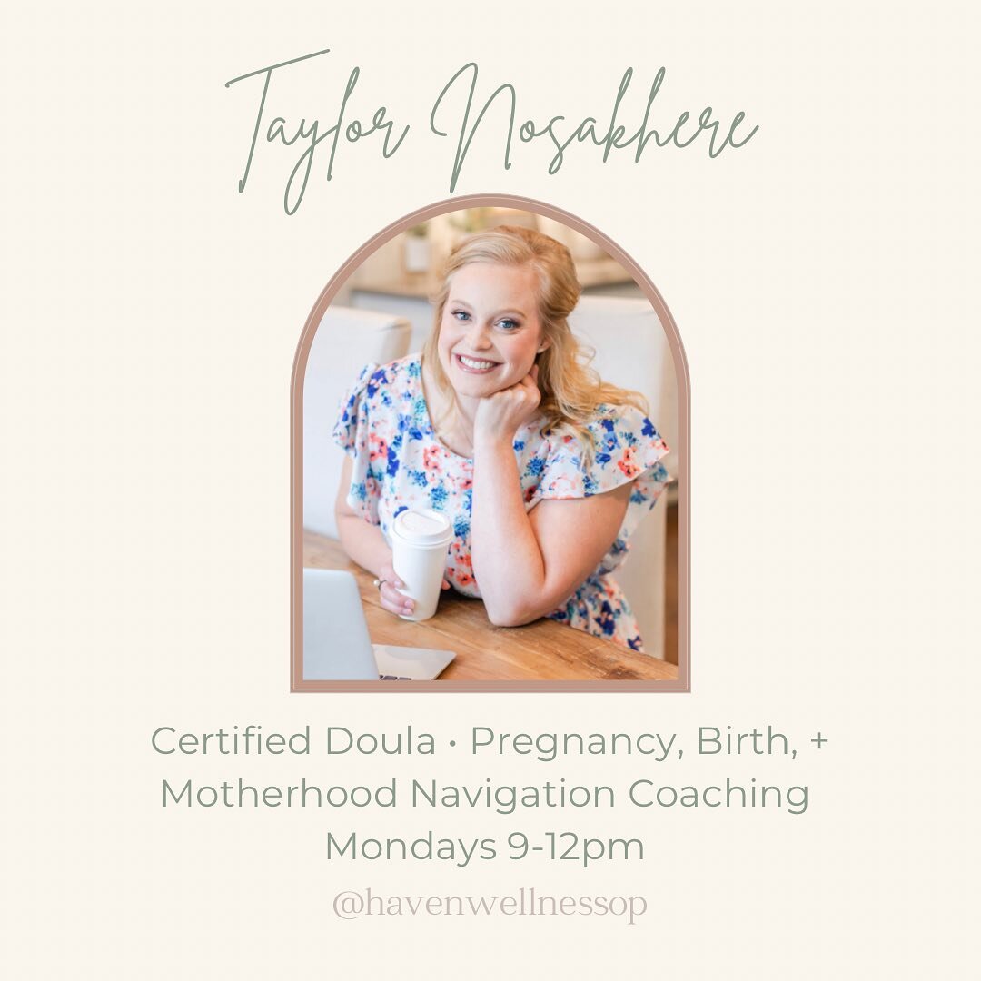 We love supporting our mamas through all stages of pregnancy and motherhood and we can now better support you with Pregnancy, Birth, &amp; Motherhood Navigation Coaching from Certified Doula, Taylor! 

Reach out with any questions, and to book visit 