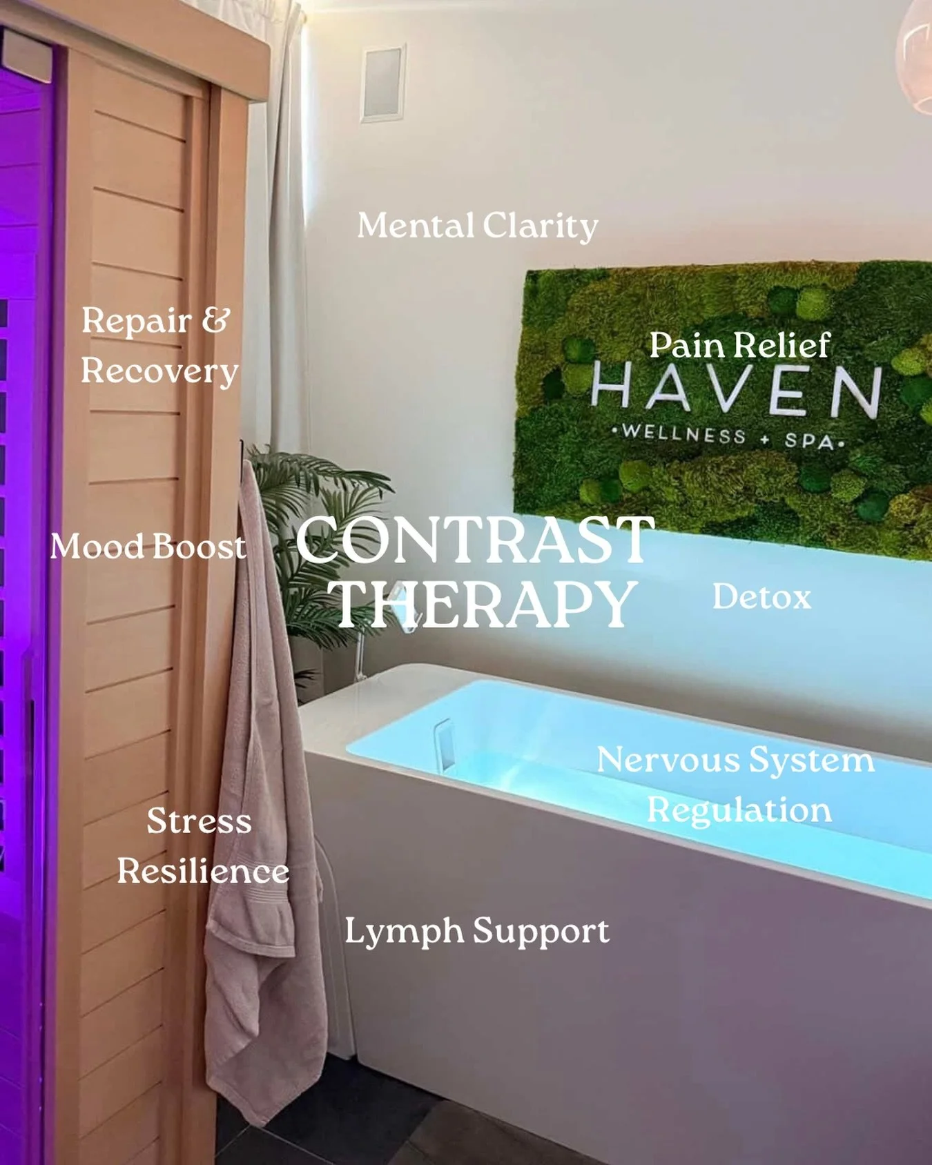 🧊Cold Plunge &amp; Full Spectrum Infrared Sauna🔥 

A full body exhale and nervous system reset. 

Your body is designed to heal &mdash; sometimes it just needs the right environment to restore balance☁️

Single sessions, packages, &amp; memberships