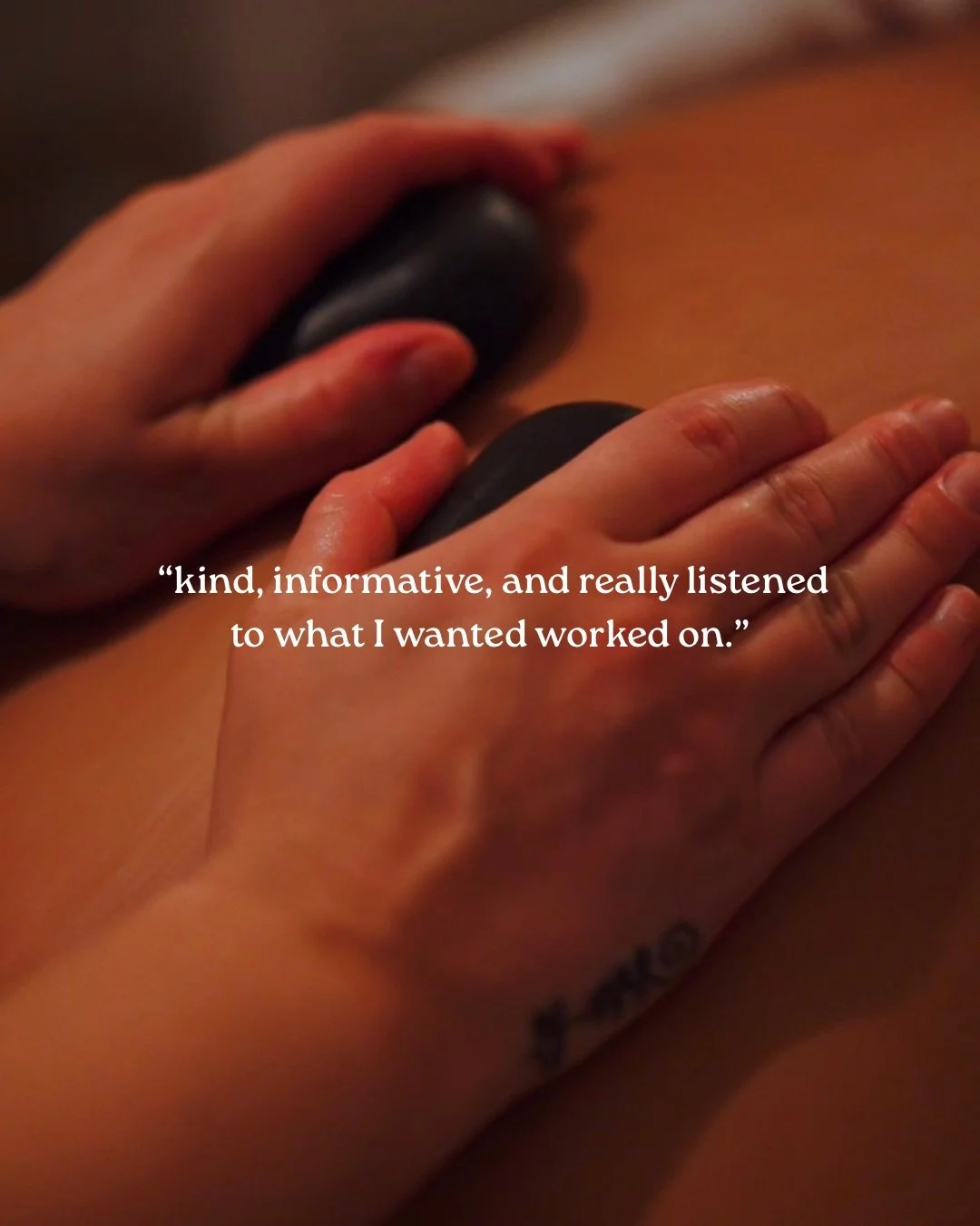 We LOVE being your first massage therapy experience and are so grateful for your trust! 🤲🏼

Whether it&rsquo;s your first or 500th massage, our goal remains the same &mdash;  to do our best to listen and honor what you and your body are here for to