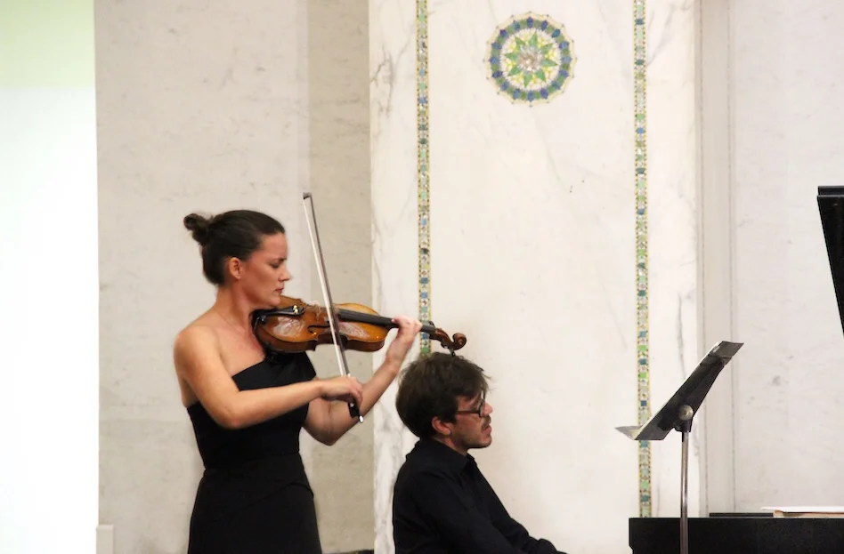 Violin-Piano Duo Entrances Audience at Dame Myra Hess Concert