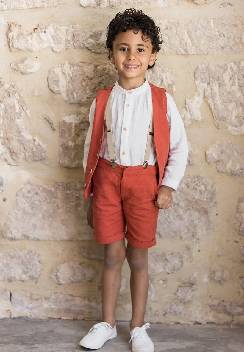 Tenue Ceremonie Tenue Mariage Petit Garcon Enfant Style Inviter