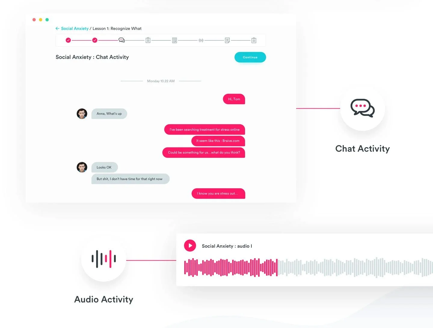 Patterns that guide user behavior without being intrusive.
