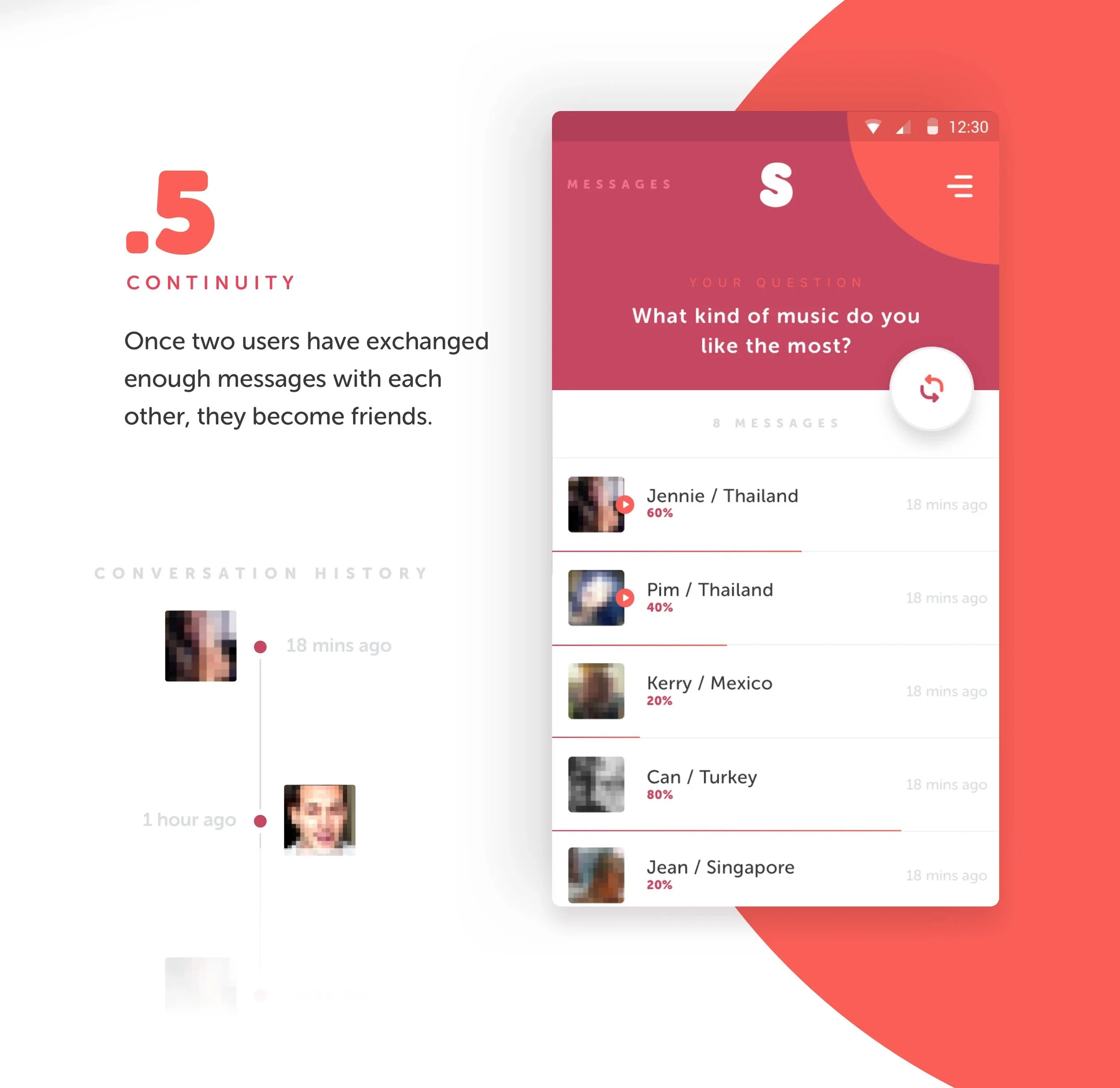A unique, emotionally intelligent product that encourages users to build resilience through reflection.