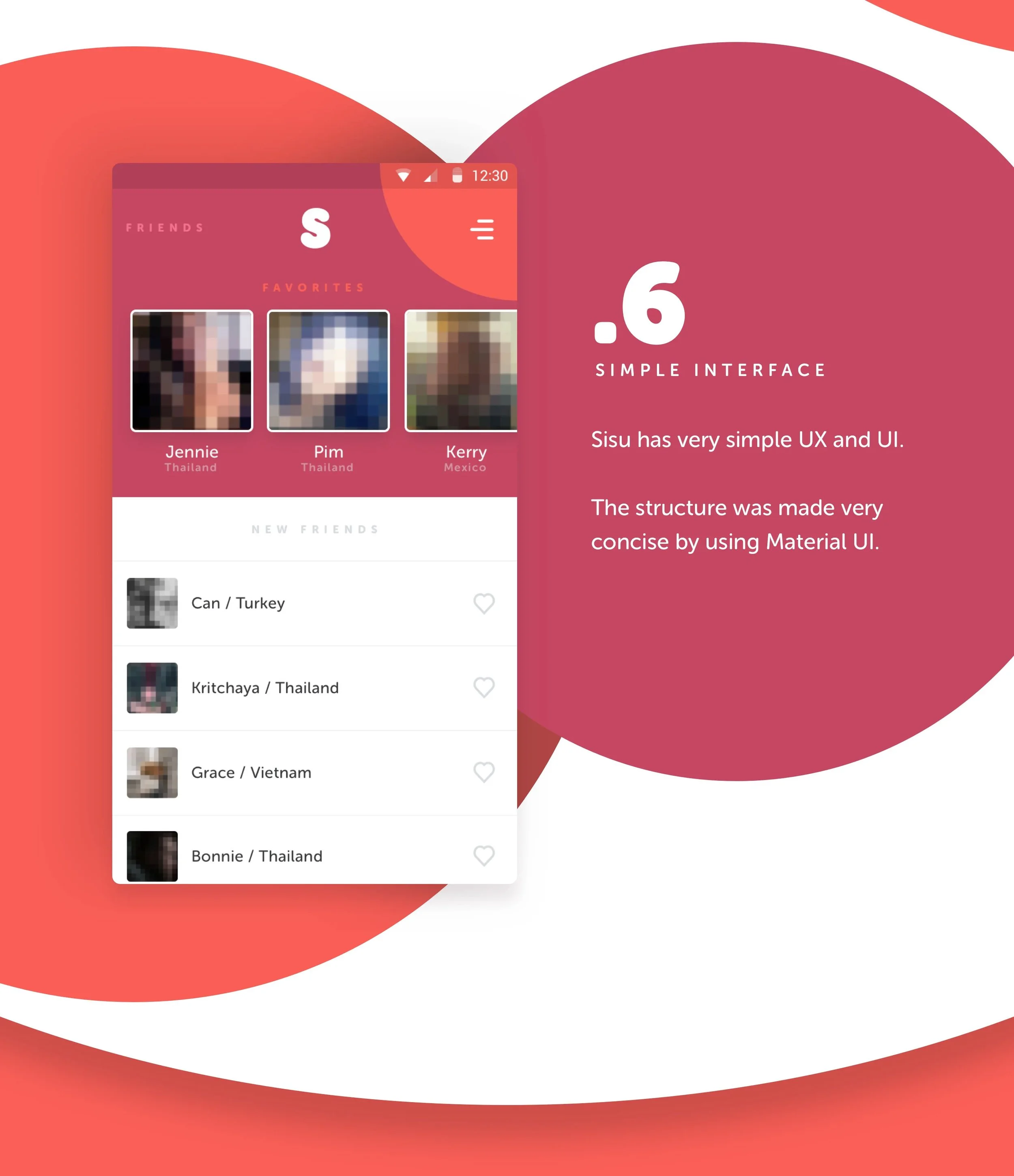 A visual identity that differentiates Sisu from cold, clinical mental health apps, offering instead a sense of warmth and personal connection.