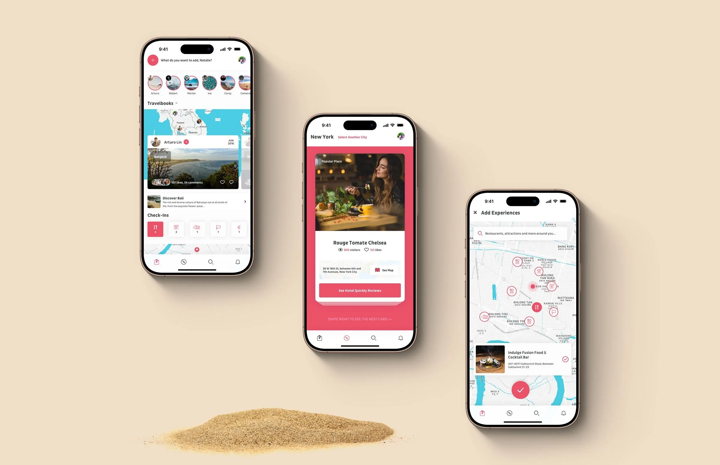 A fully responsive UI made Travelbook easier to use across devices, improving consistency and accessibility for all users.