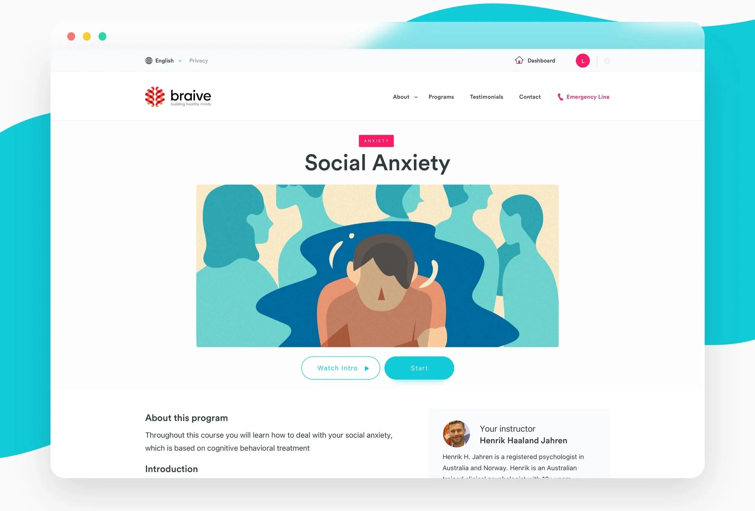 We focused on creating a digital experience that puts the user at ease while delivering complex psychological assessments and therapy content in digestible, engaging ways.
