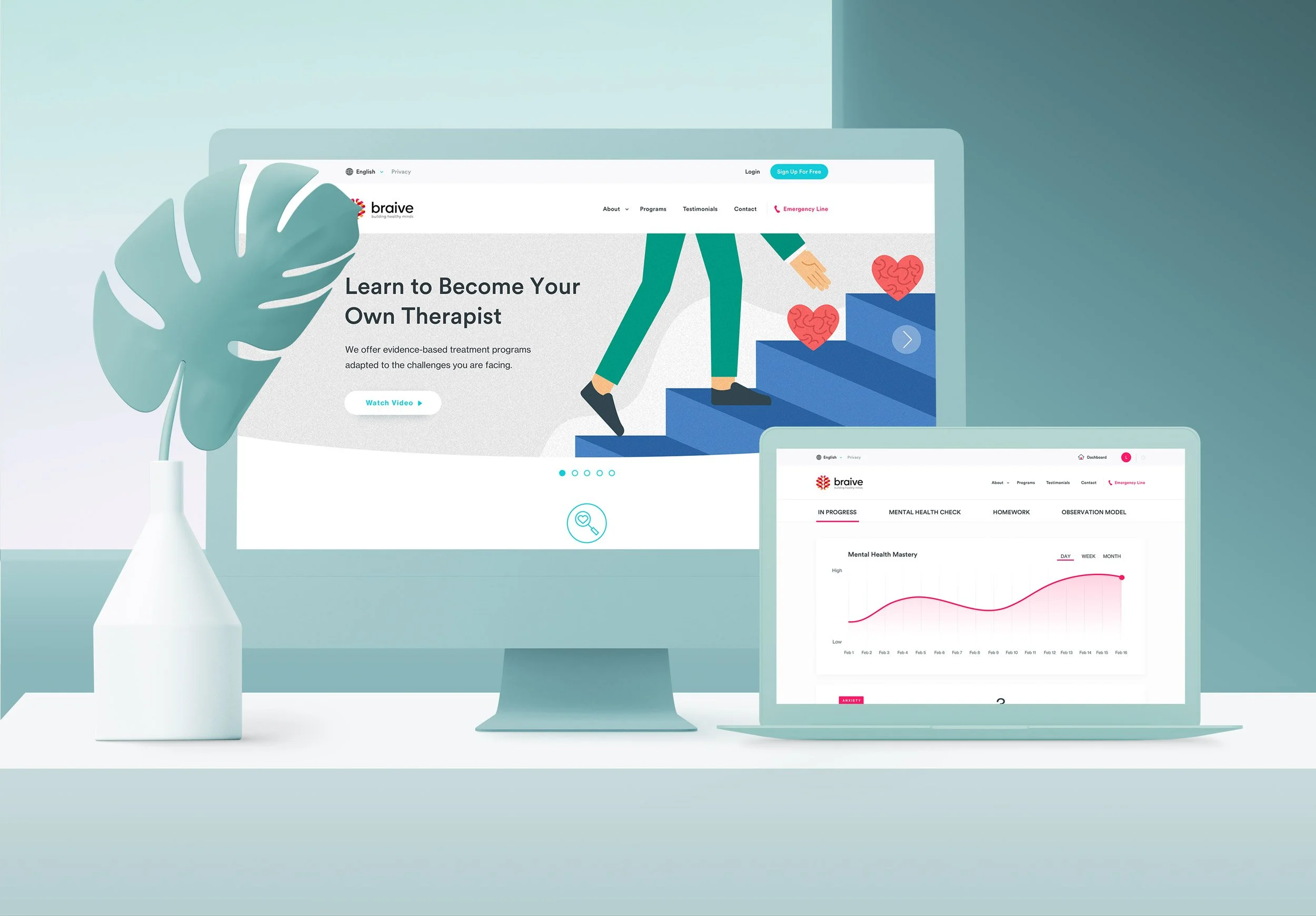 Braive is a mental health platform that combines evidence-based care with a supportive, human-centered digital experience.