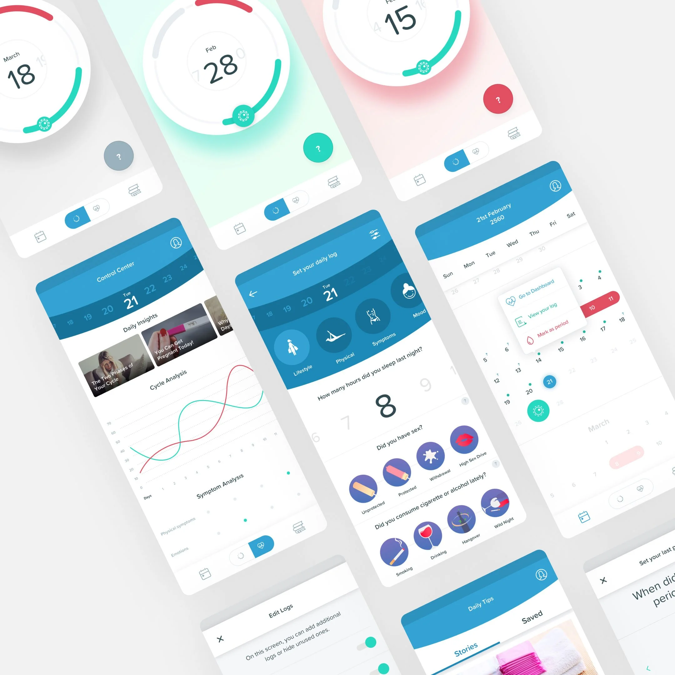 Yesmom is a fertility and pregnancy companion shaped by real user interviews, making the design empathetic, research-driven and relevant.