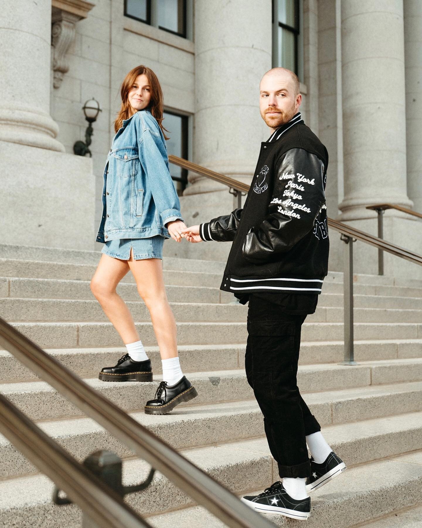 My gorgeous cousin and her incredible bf modeled for us at the Utah State Capitol building. This was the last shoot of the Abundance Photographer Retreat that I hosted in Salt Lake City last weekend. I cannot get enough of this set. ⚡️
