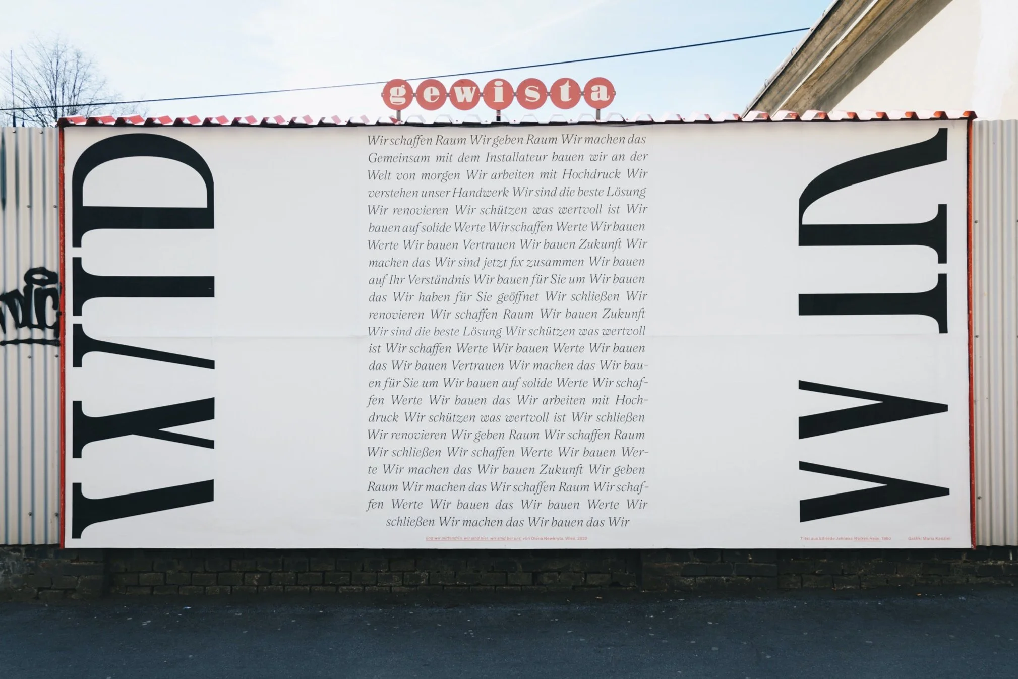 "und wir mittendrin. wir sind hier. wir sind bei uns" by Olena Newkryta