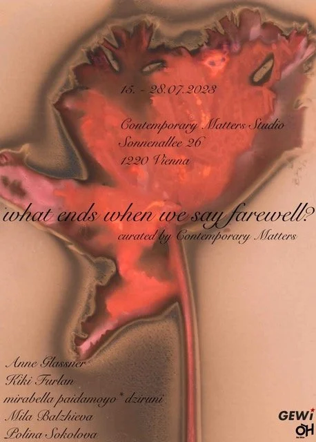 what ends when we say farewell?