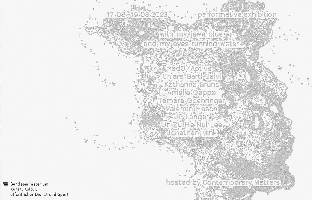 hosted by Contemporary Matters: with my jaws blue and my eyes running water