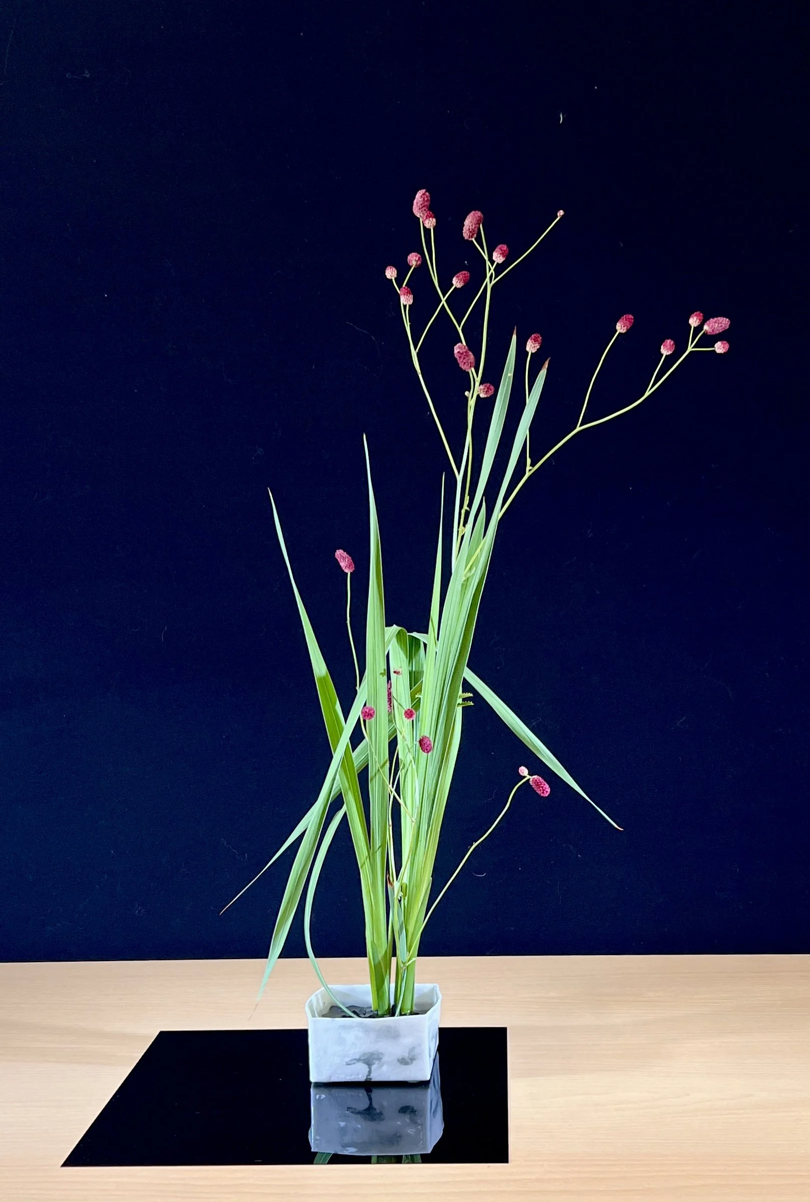 Sogetsu ikebana - Verticale compositie