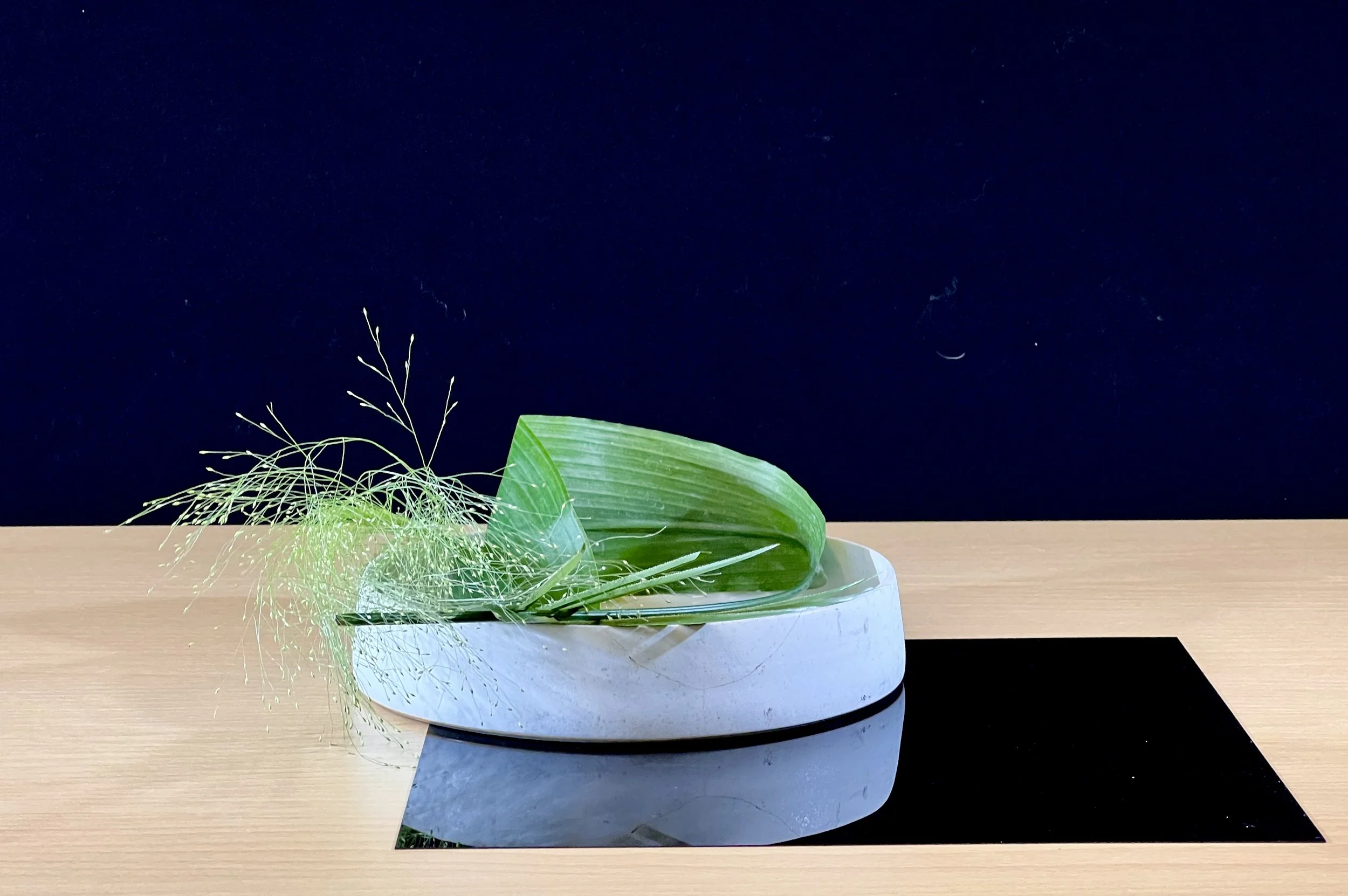 Sogetsu ikebana - Leaves Only