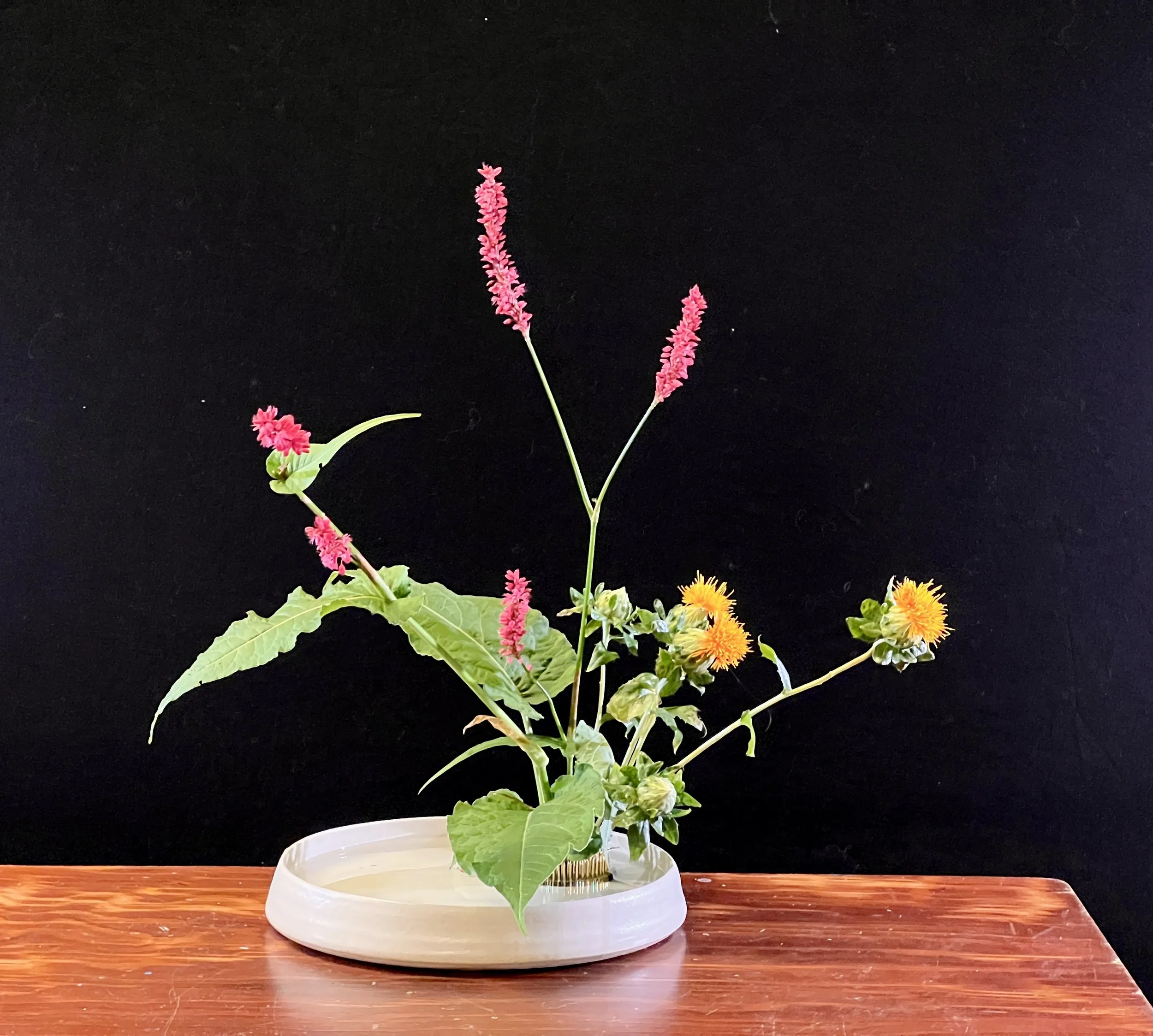 Voorbeeldschikking  ochtend alleen bloemen 