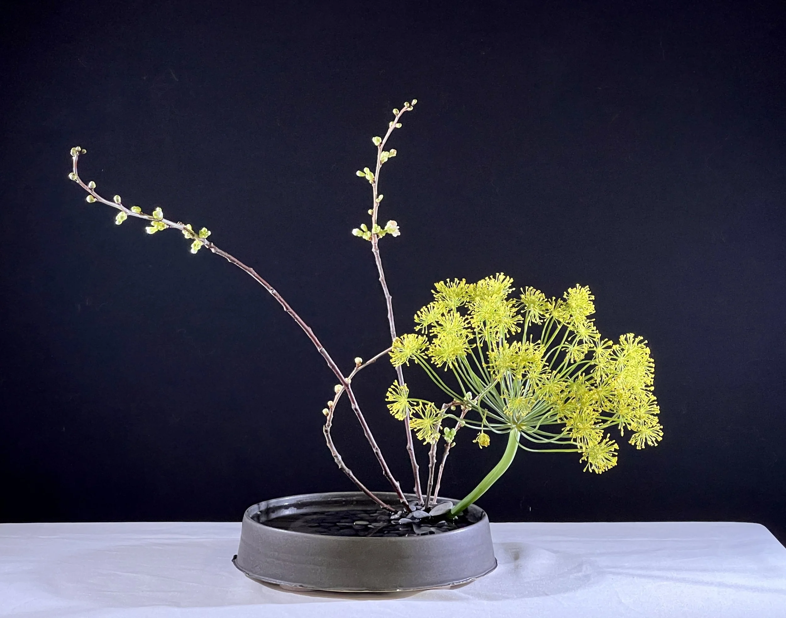 Voorbeeldschikking Basic Slanting Style Moribana