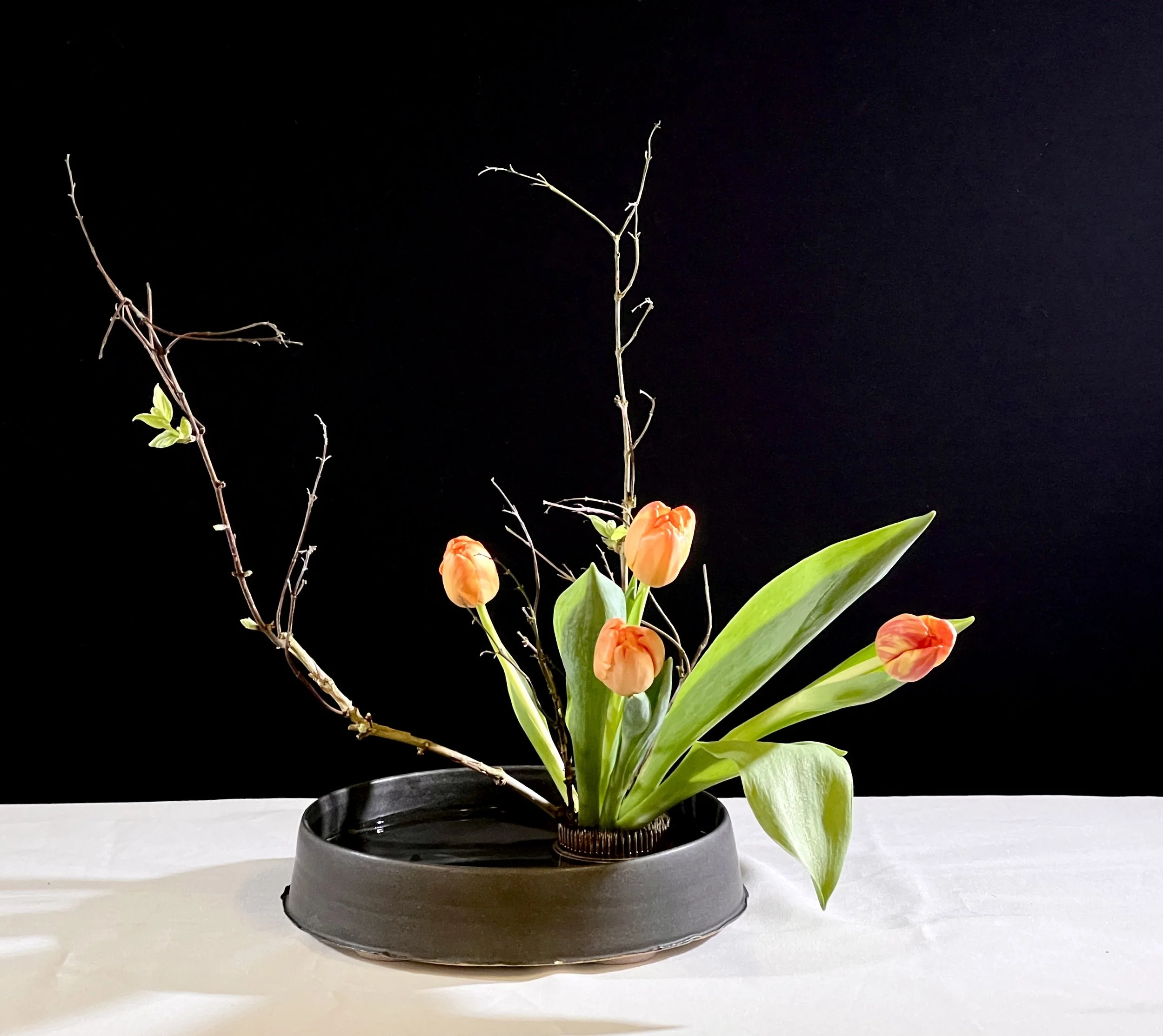 Voorbeeldschikking Basic Slanting Style Moribana