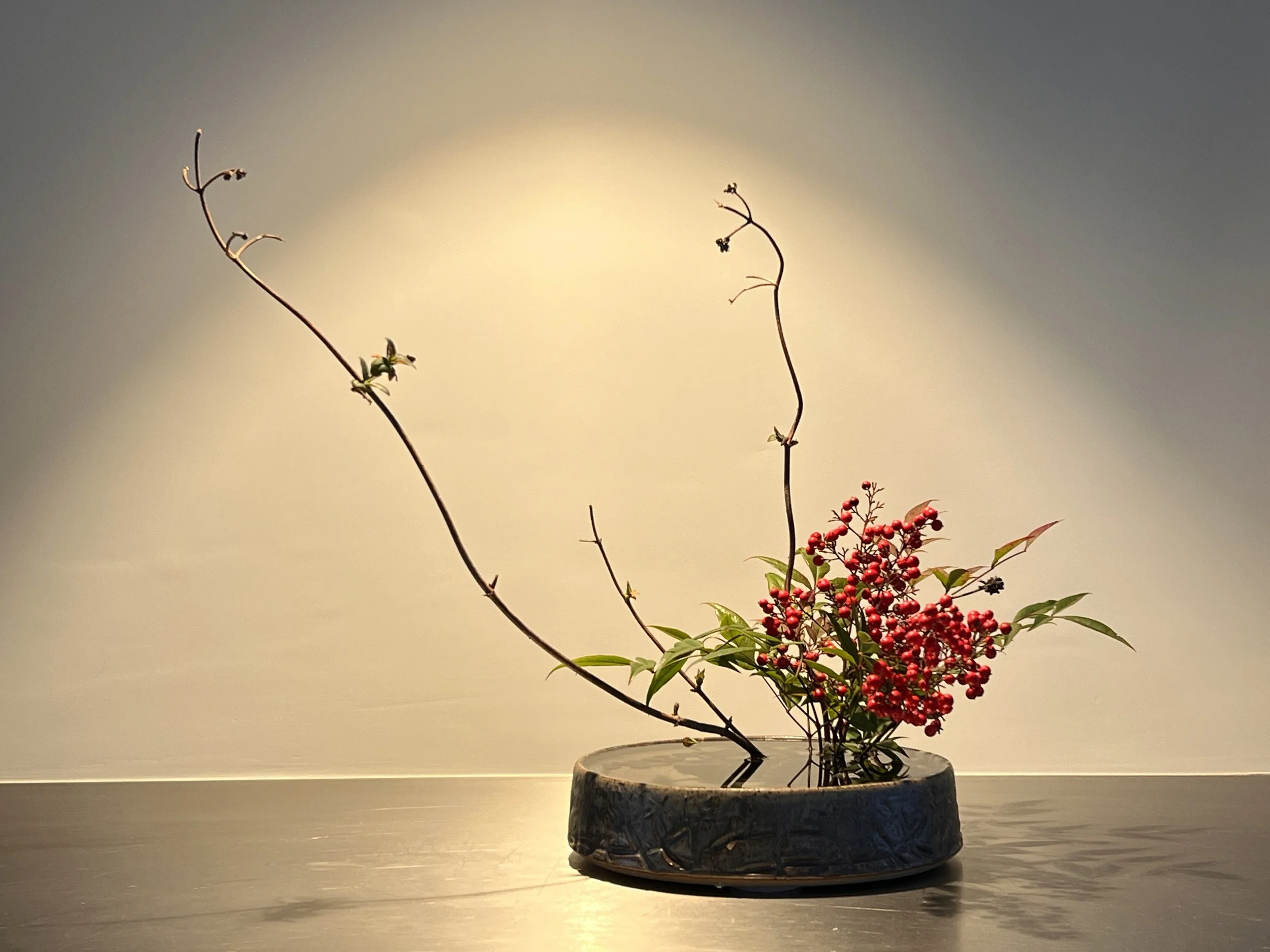 Voorbeeldschikking Basic Slanting Style Moribana