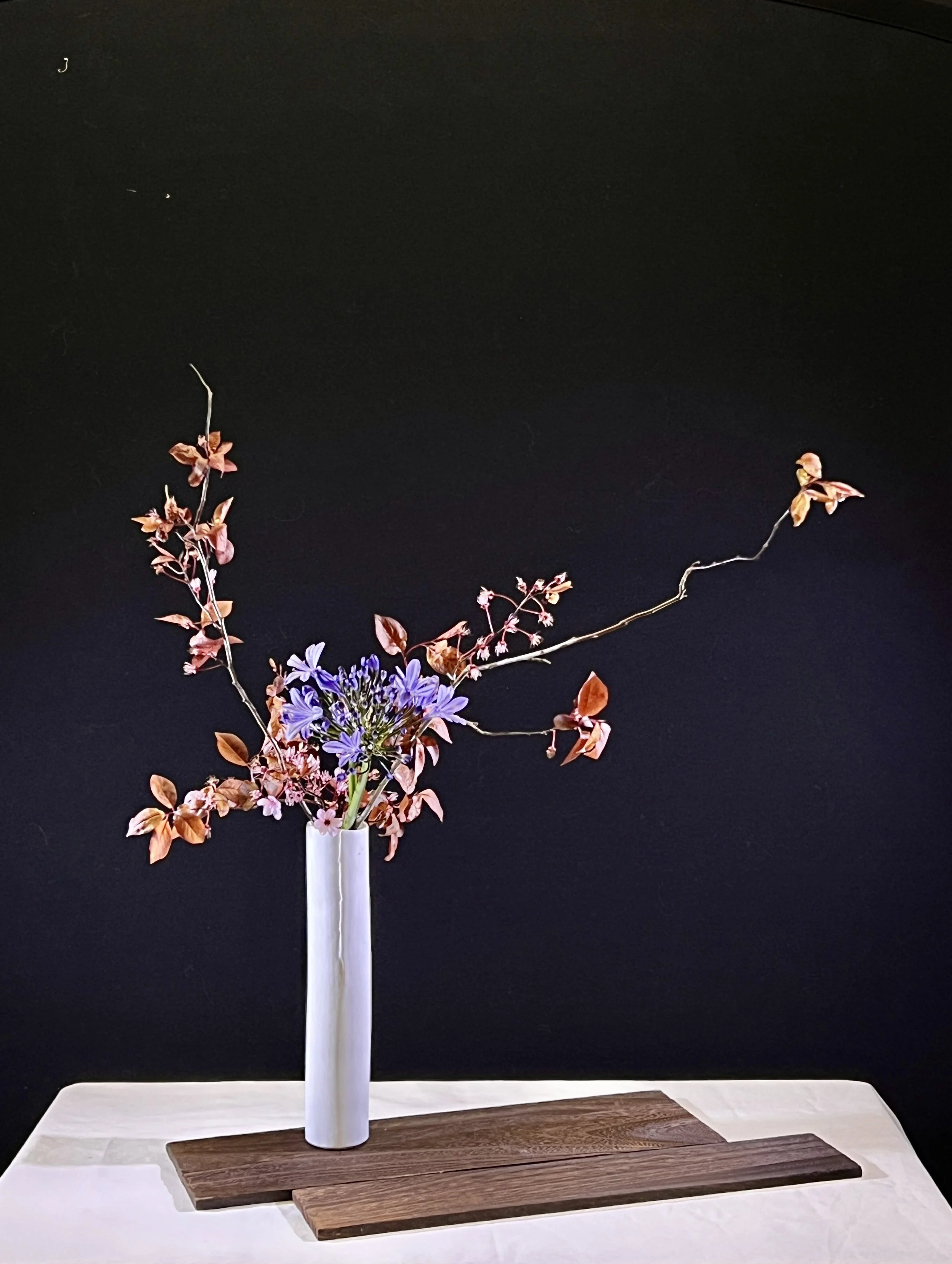 Voorbeeldschikking middag  -  var. 3 Slanting Style Nageire 