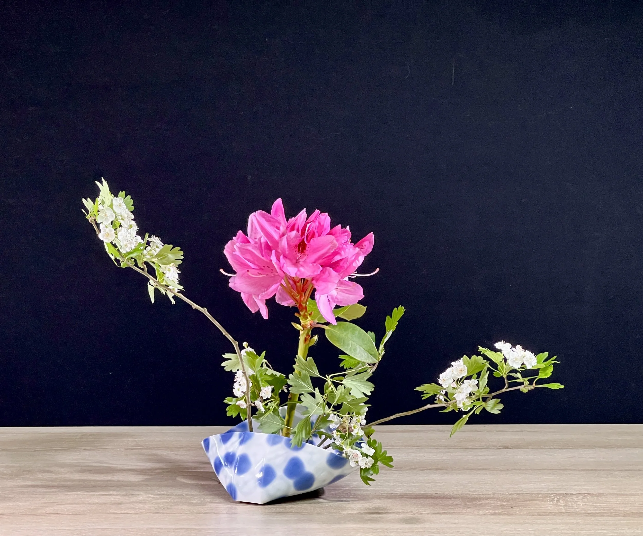 Voorbeeldschikking var. 2 Slanting Style Moribana