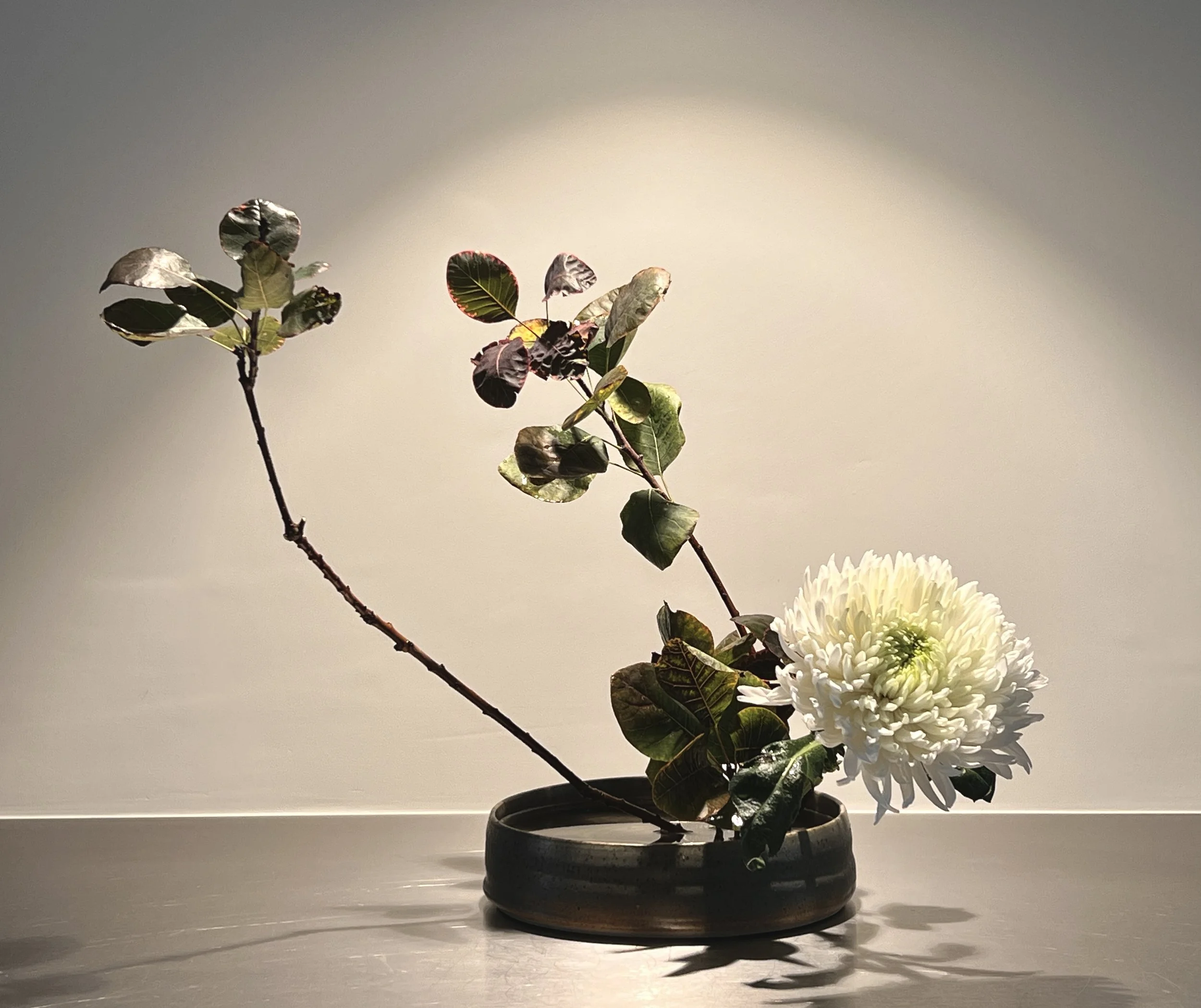 Voorbeeldschikking Basic Slanting Style Moribana