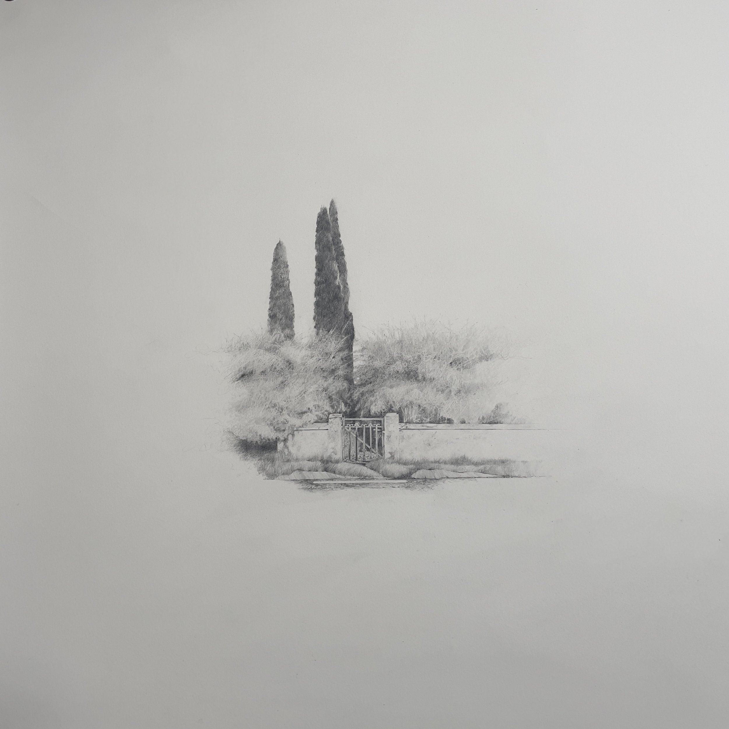 Lapsed use
Pencil on hot-press Waterford paper 300grms
92 x 92cm - framed using AR70 glass