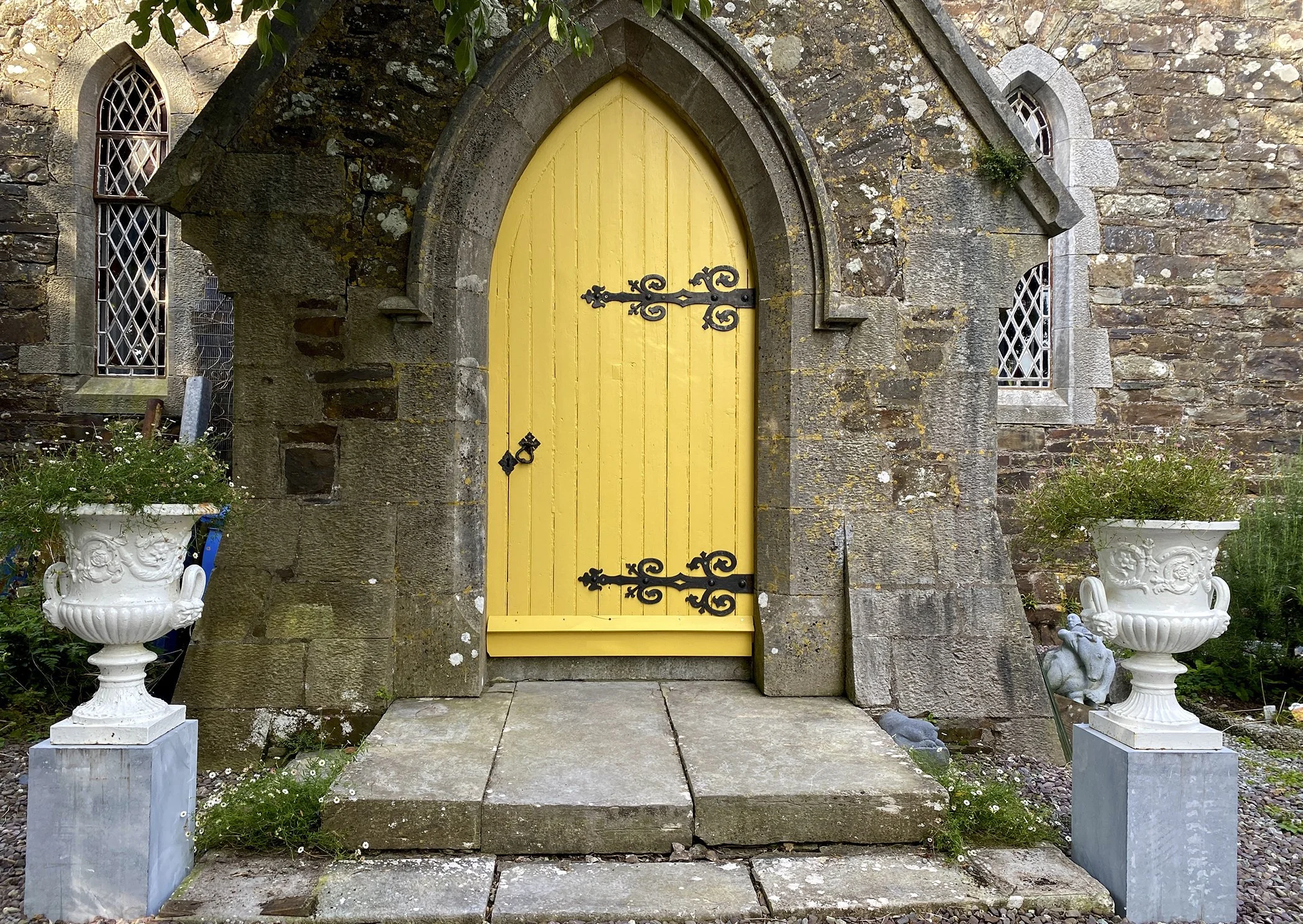  The front door to Johanna and Michael's home.