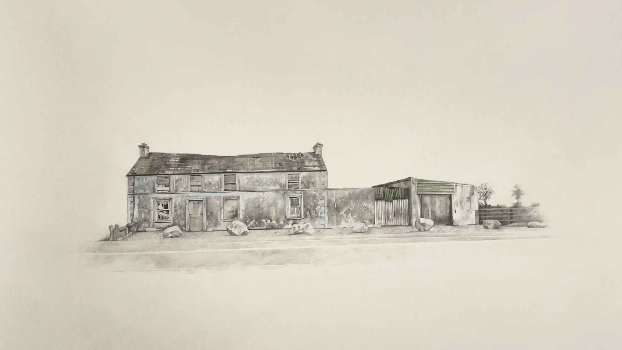 4Johanna connor_Blue in Bweeng_Clutch pencil & Watercolour on HP Waterford paper 300gms_Framed 55 x 80 cm using AR70 glass_ €1600.jpg