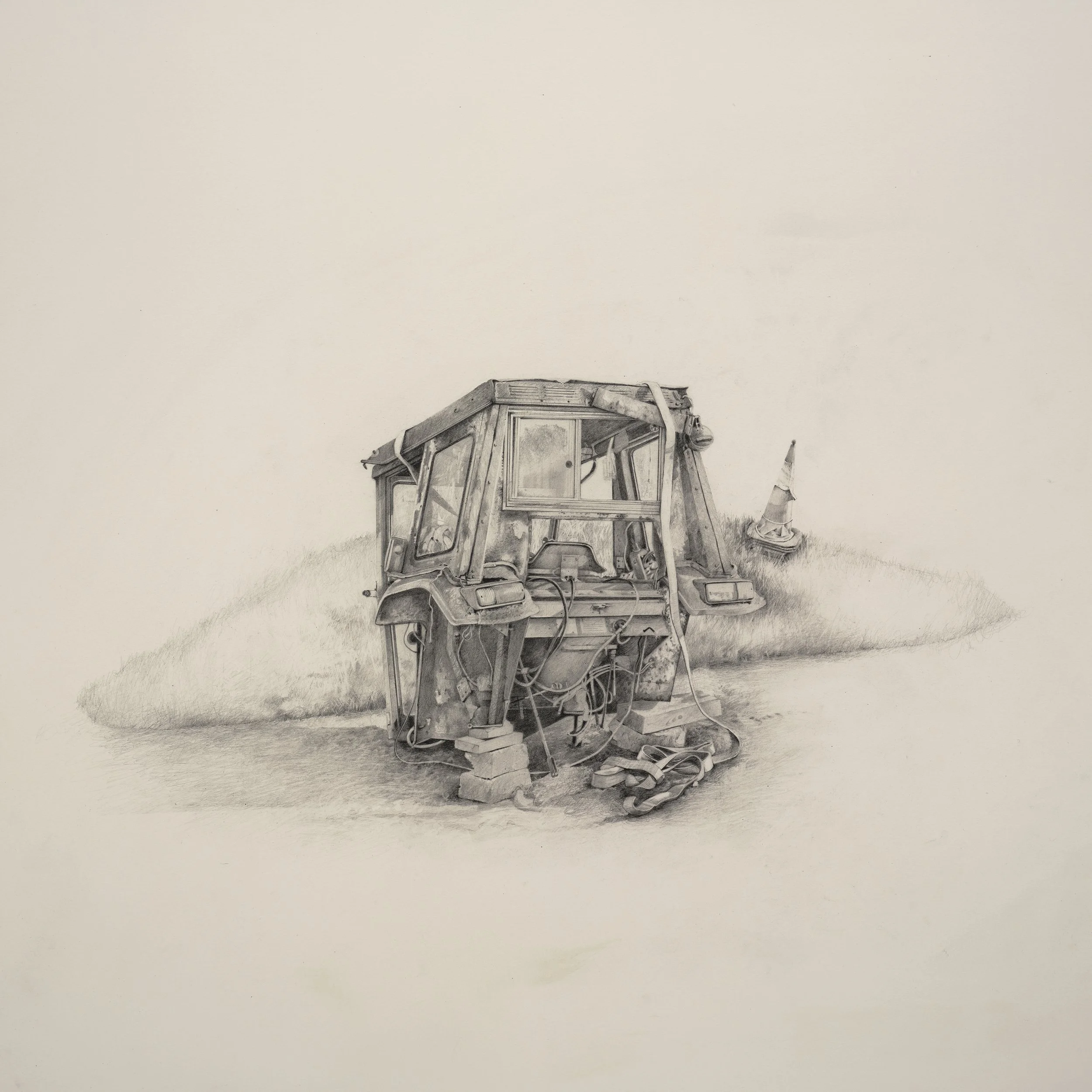 7Johanna Connor_Off Road_ Clutch pencil on HP Waterford paper 300gms_ Framed 80 x 80cm using AR70 glass _€1800_2025 .jpg