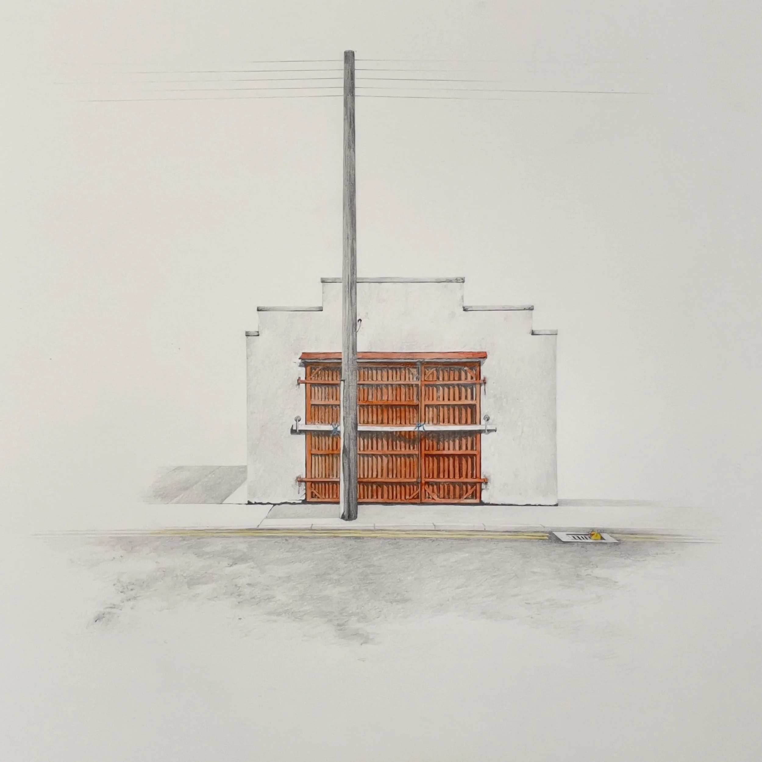 Sitting Duck

 Clutch pencil with watercolour on HP Waterford paper 300grms 

 Framed 50 x 50cm using AR70 glass SOLOMON WINTER GROUP SHOW _ 26th Nov - 23rd Dec 2026 
