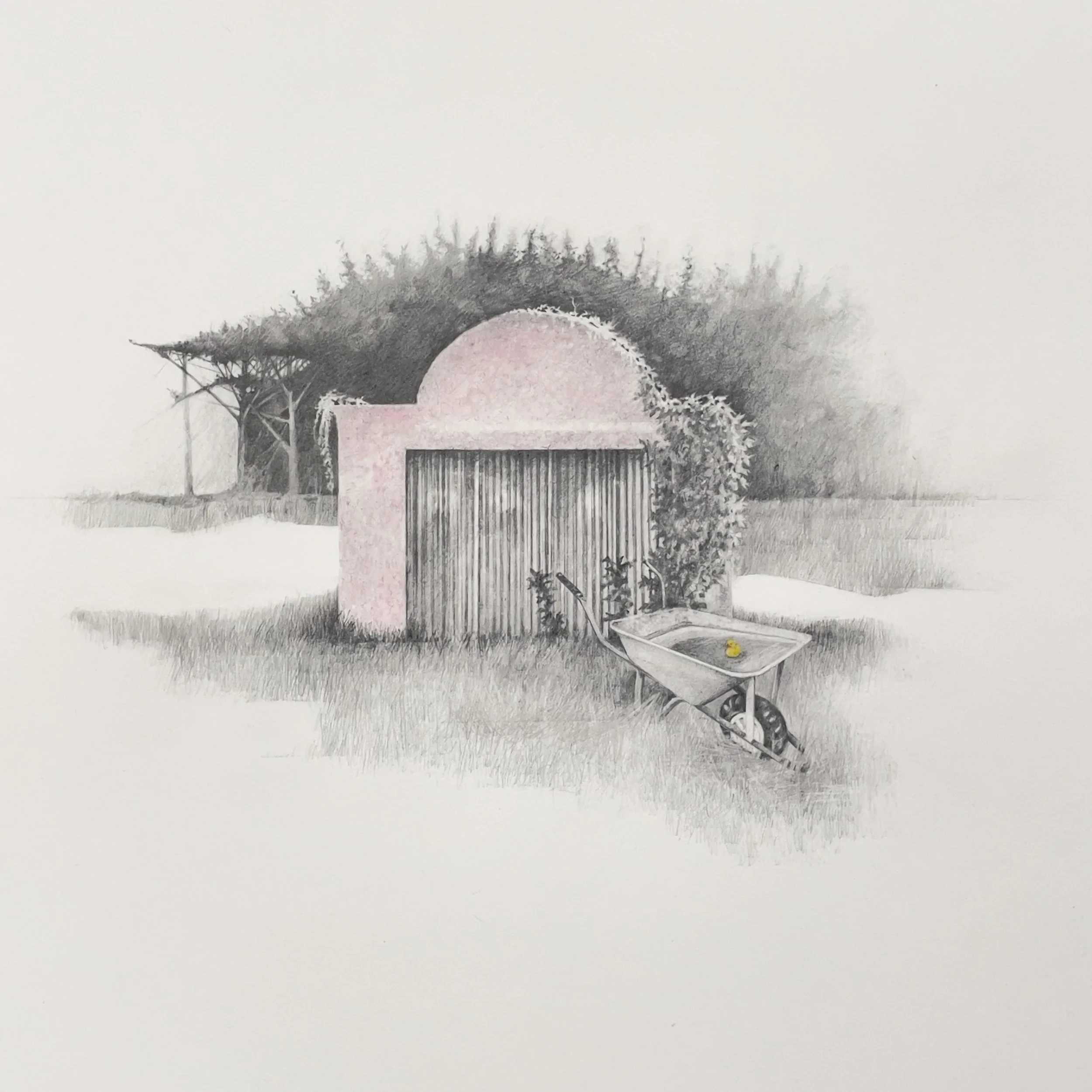 Lucky Duck

 Clutch pencil with watercolour on HP Waterford paper 300grms 

 Framed 50 x 50cm using AR70 glass SOLOMON WINTER GROUP SHOW _ 26th Nov - 23rd Dec 2026 