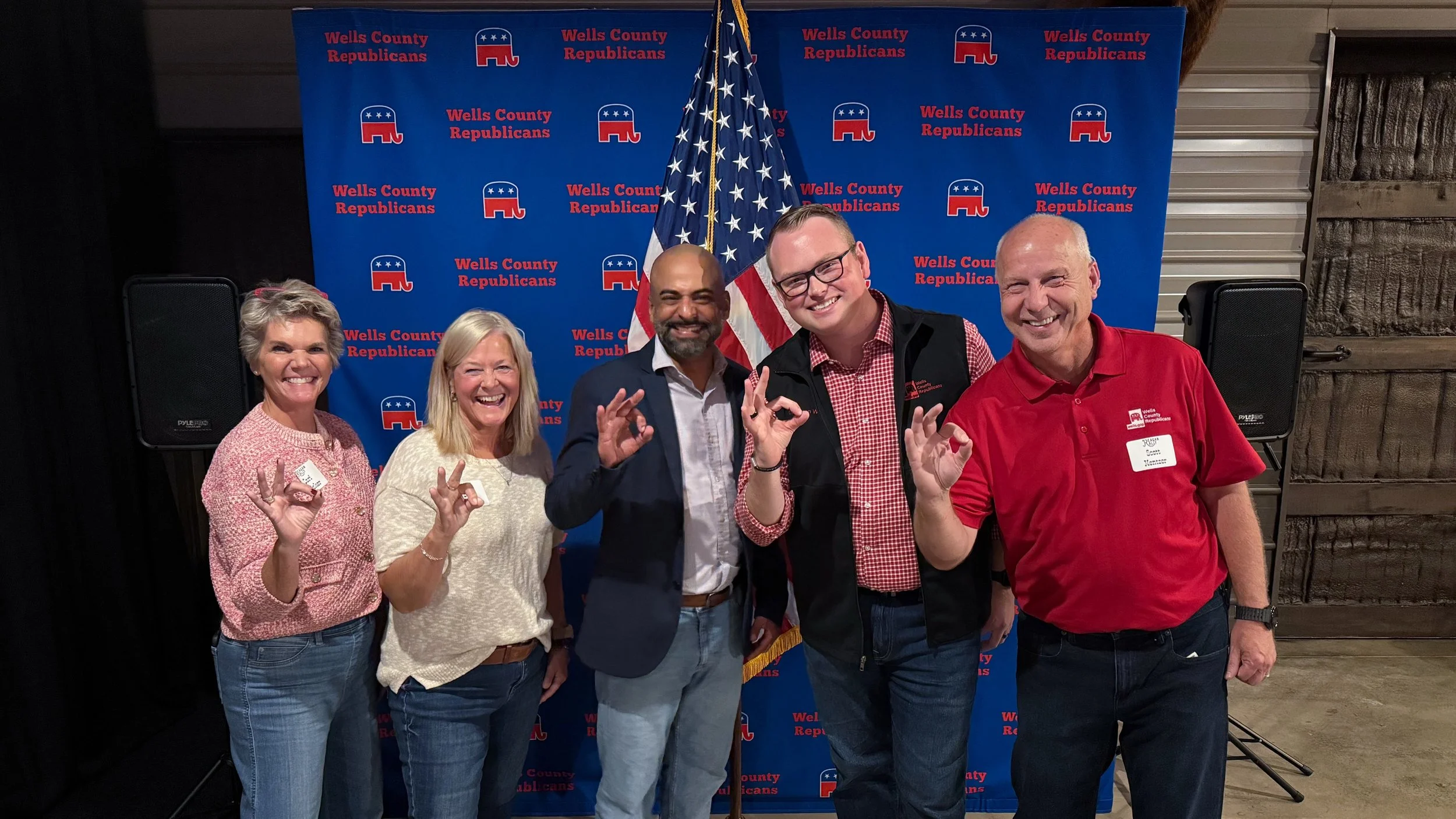 We had a great Reagan Rally last night! @real_indyspanglish brought an authentic, unfiltered perspective and wasn&rsquo;t afraid to speak his mind. We&rsquo;re proud to bring speakers to Wells County who tell it like it is and aren&rsquo;t afraid to 